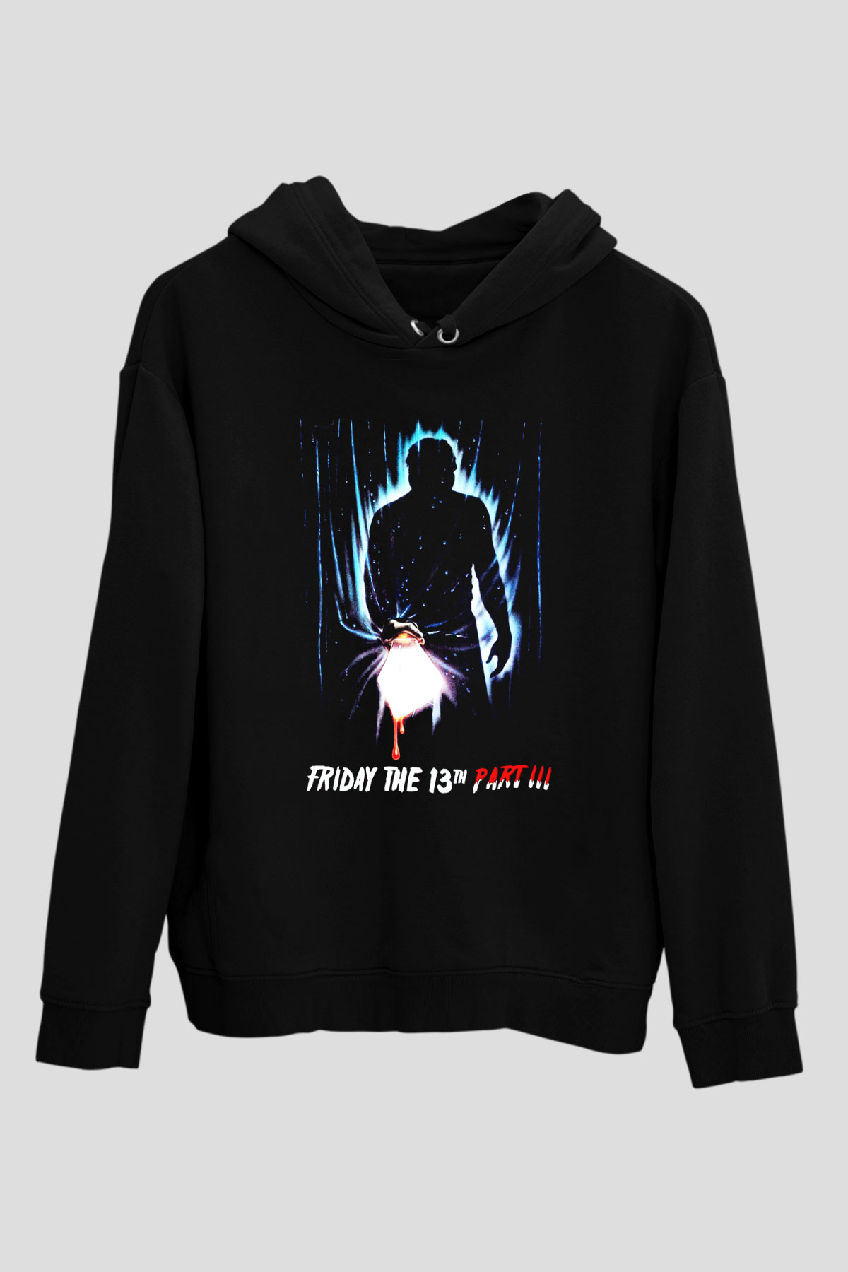 Friday the 13th 13.Cuma Siyah Unisex Kapüşonlu Sweatshirt