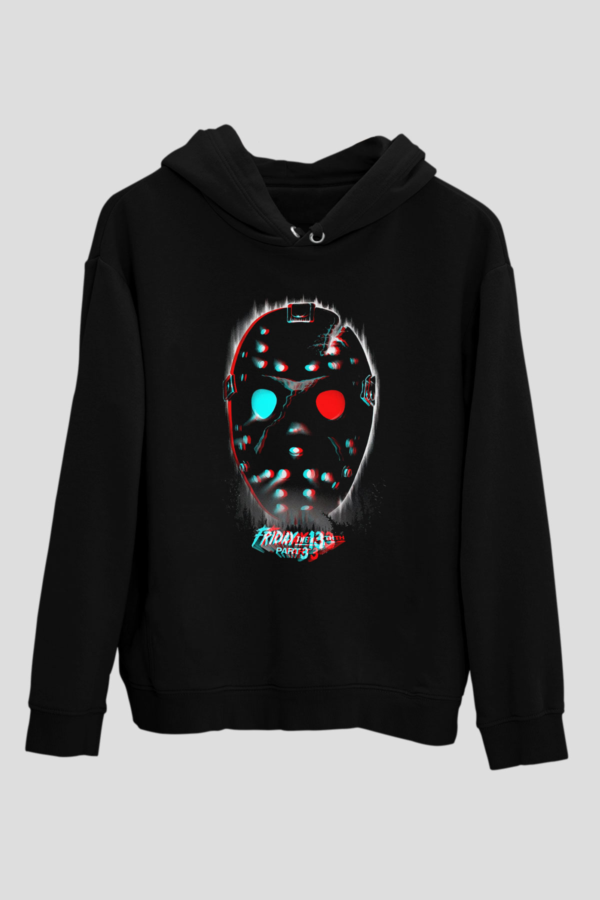 Friday the 13th 13.Cuma Siyah Unisex Kapüşonlu Sweatshirt