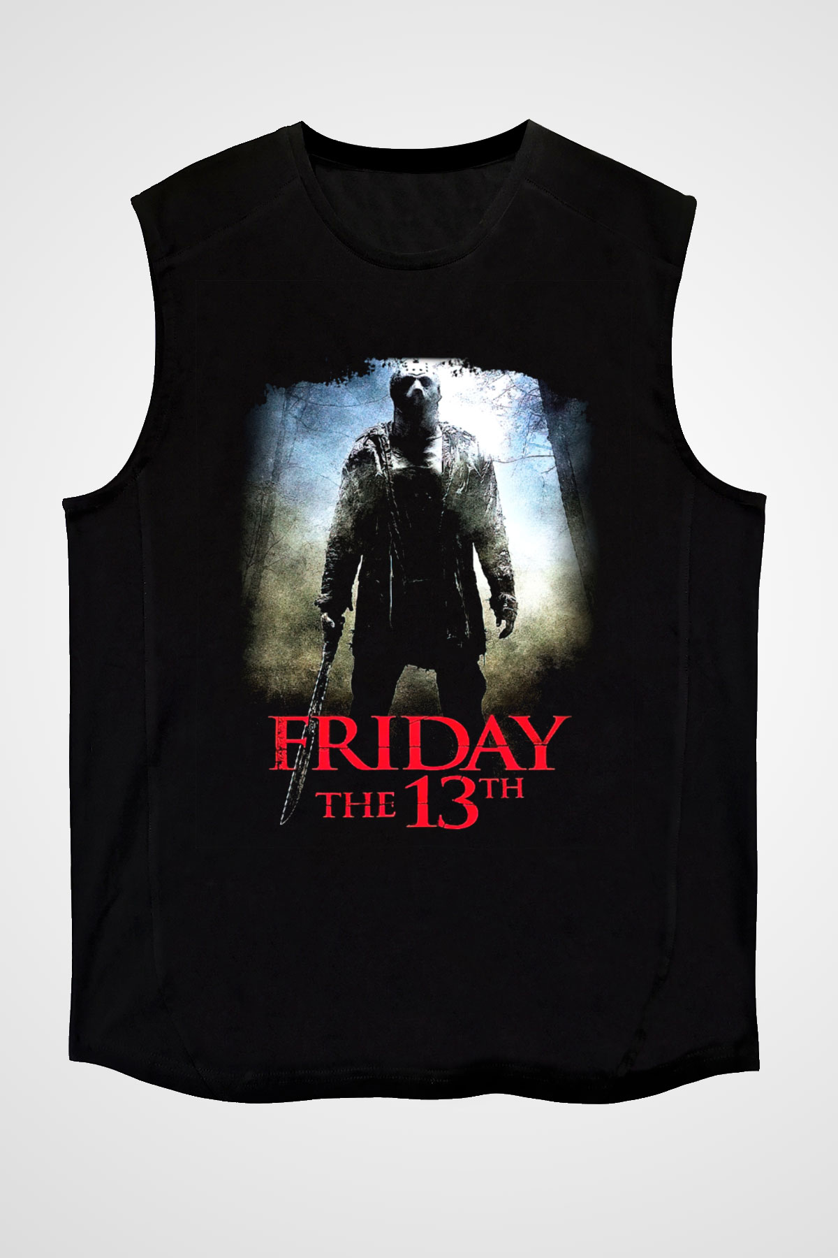 Friday the 13th 13.Cuma Siyah Unisex Kolsuz Tişört