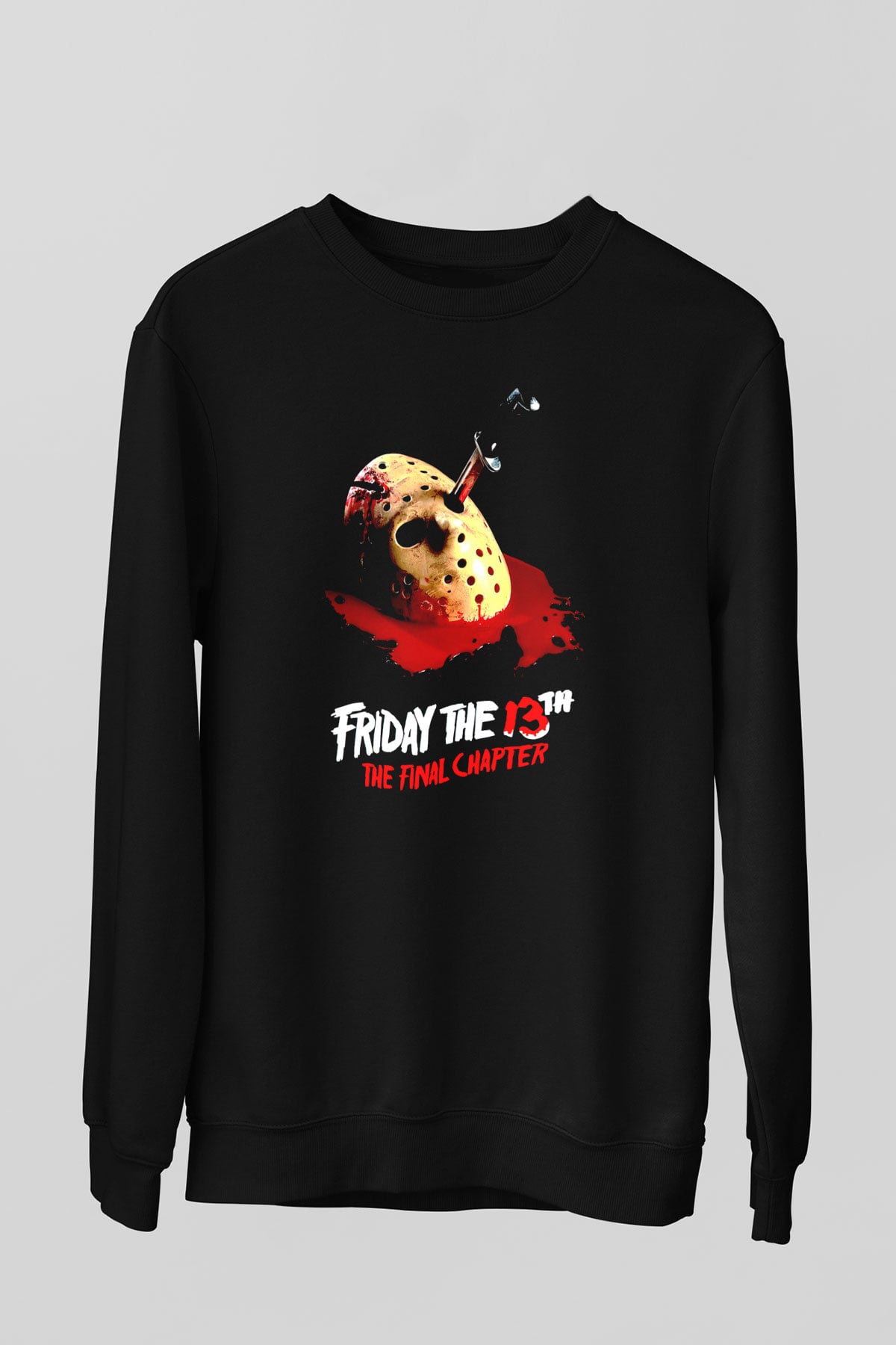 Friday the 13th 13.Cuma Siyah Unisex  Sweatshirt
