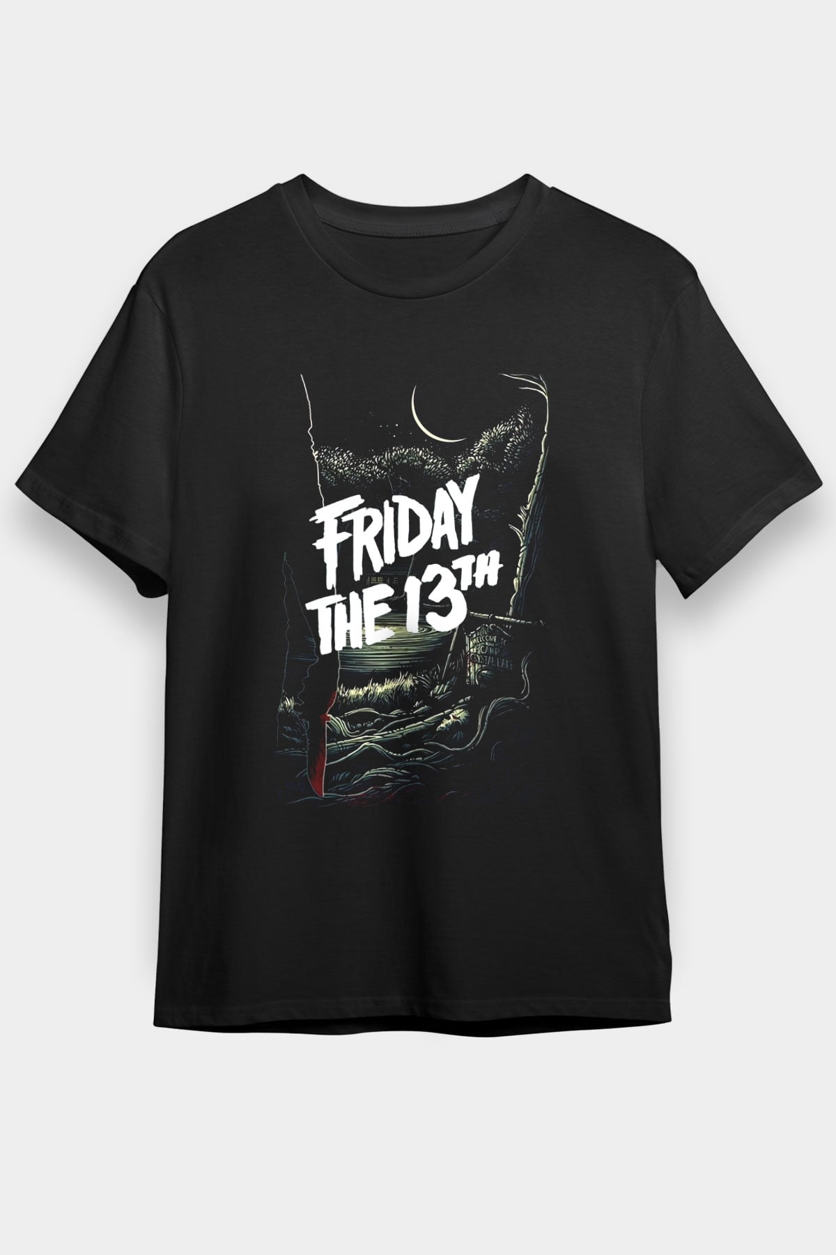 Friday the 13th 13.Cuma Siyah Unisex Tişört