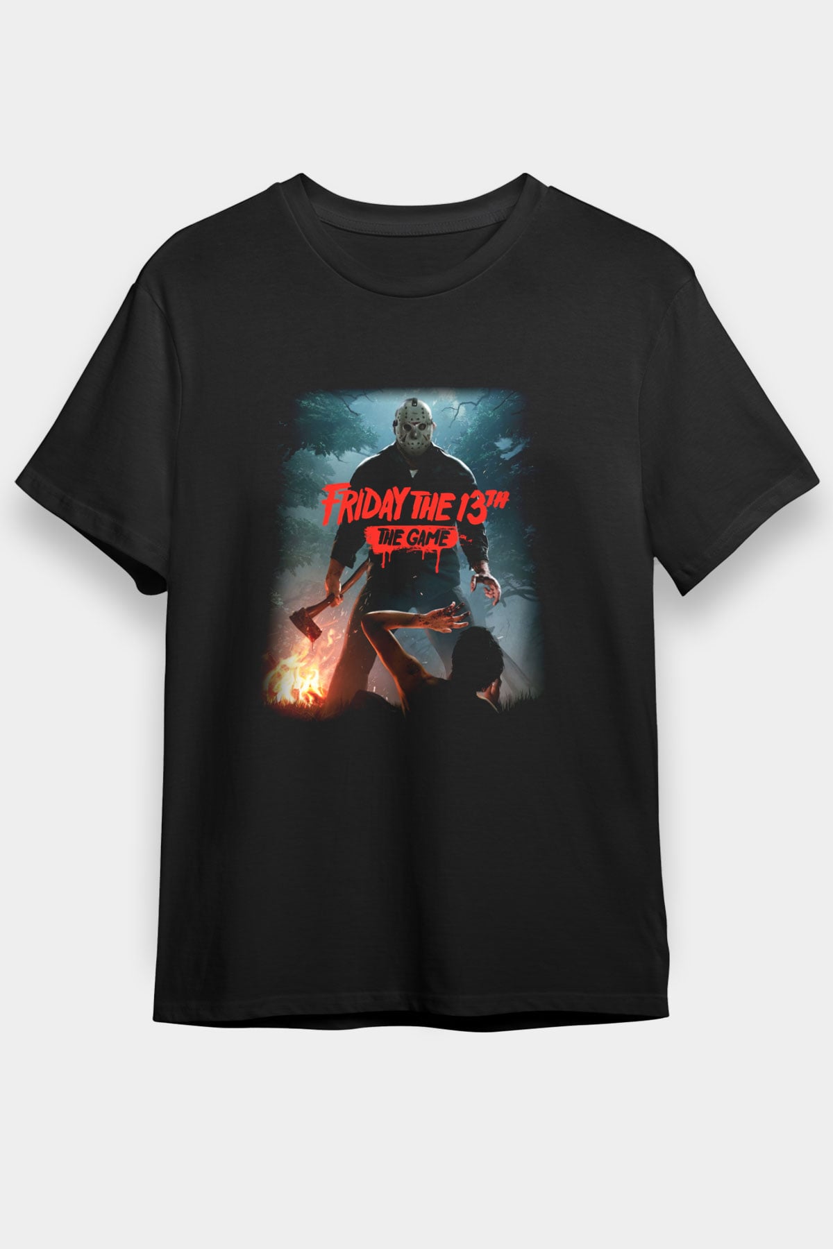 Friday the 13th 13.Cuma Siyah Unisex Tişört