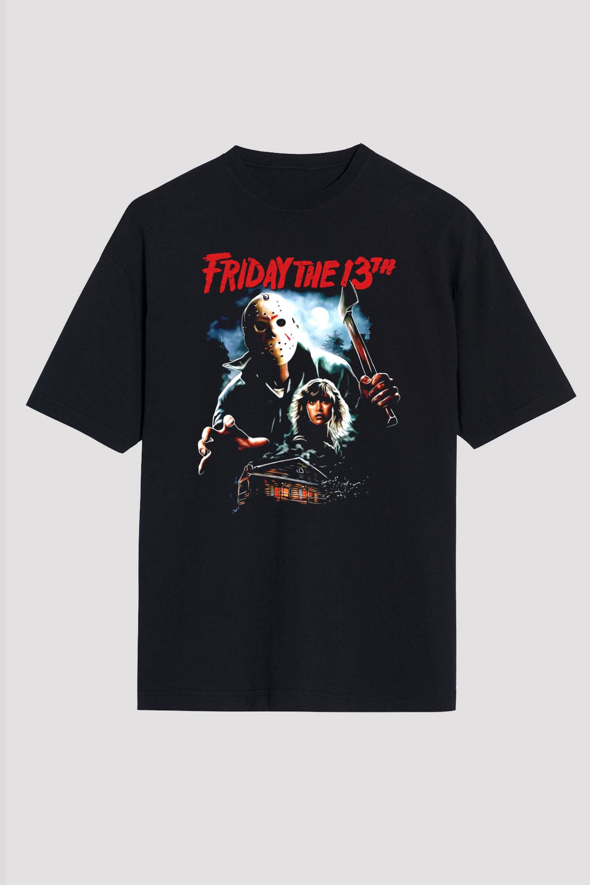 Friday the 13th 13.Cuma Siyah Unisex Tişört