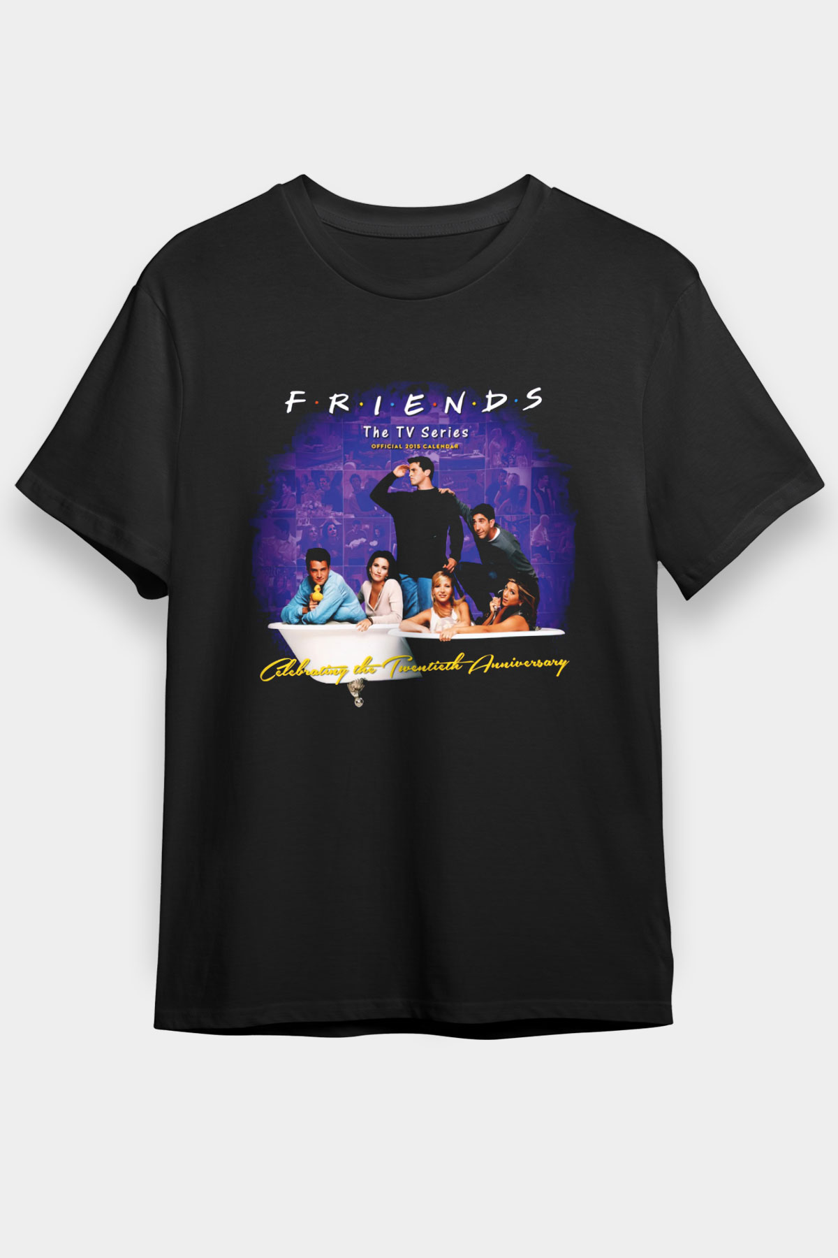 Friends Siyah Unisex Tişört