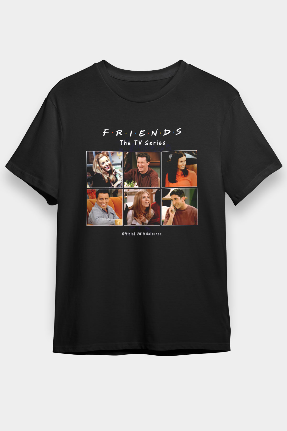 Friends Siyah Unisex Tişört