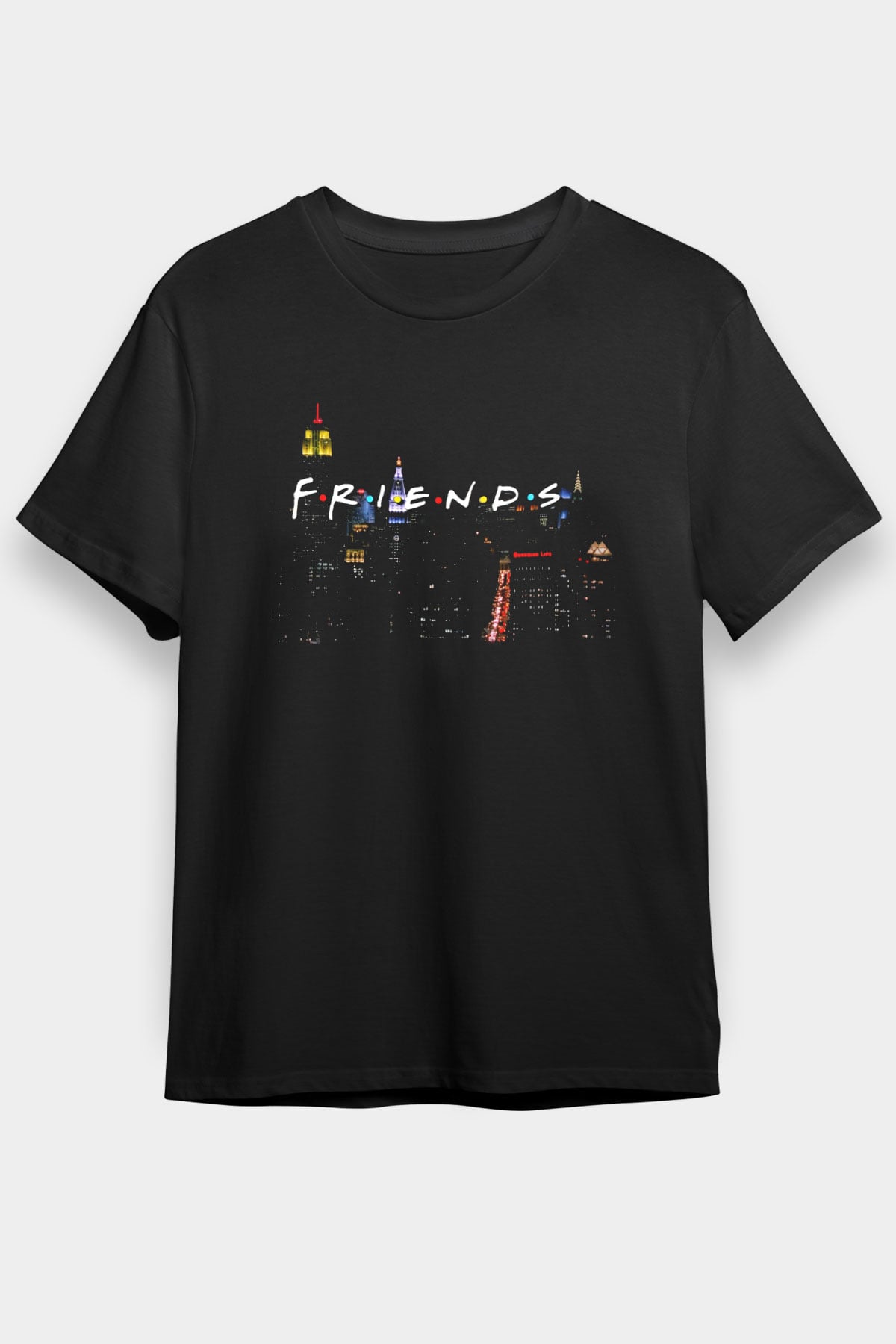 Friends Siyah Unisex Tişört