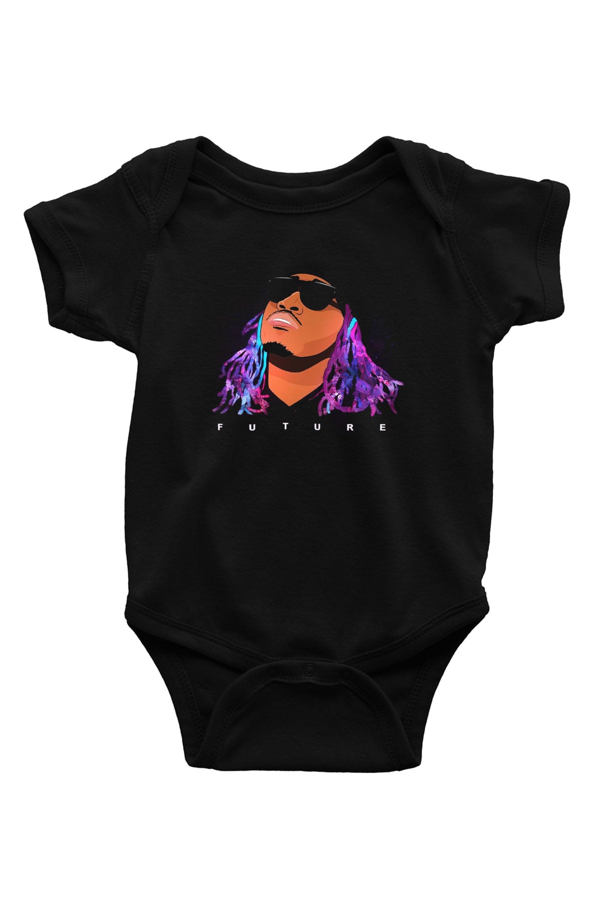 Future Siyah Bebek Body - Zıbın