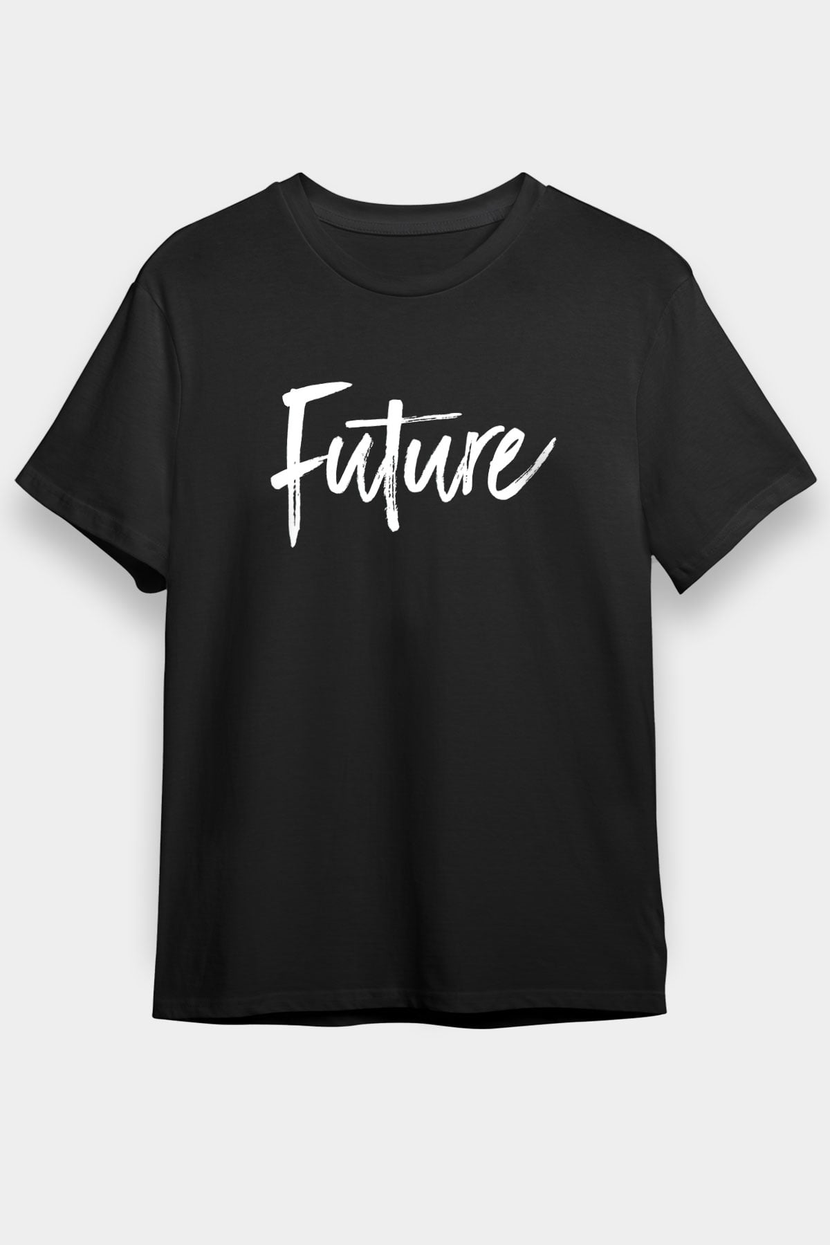 Future Siyah Unisex Tişört T-Shirt - TişörtFabrikası