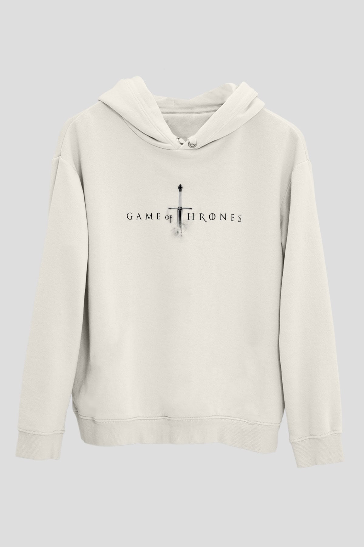 Game of Thrones Beyaz Unisex Hoodie