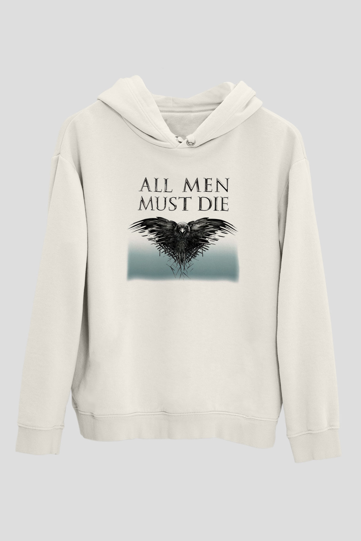 Game of Thrones Beyaz Unisex Kapşonlu Sweatshirt