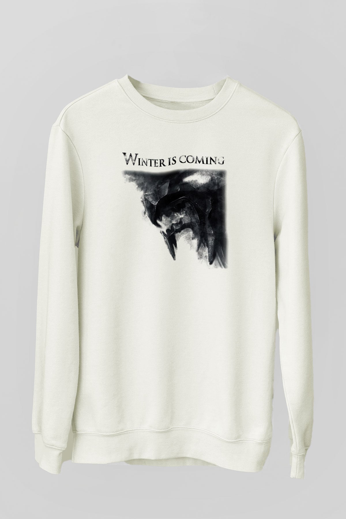 Game of Thrones Beyaz Unisex Sweatshirt