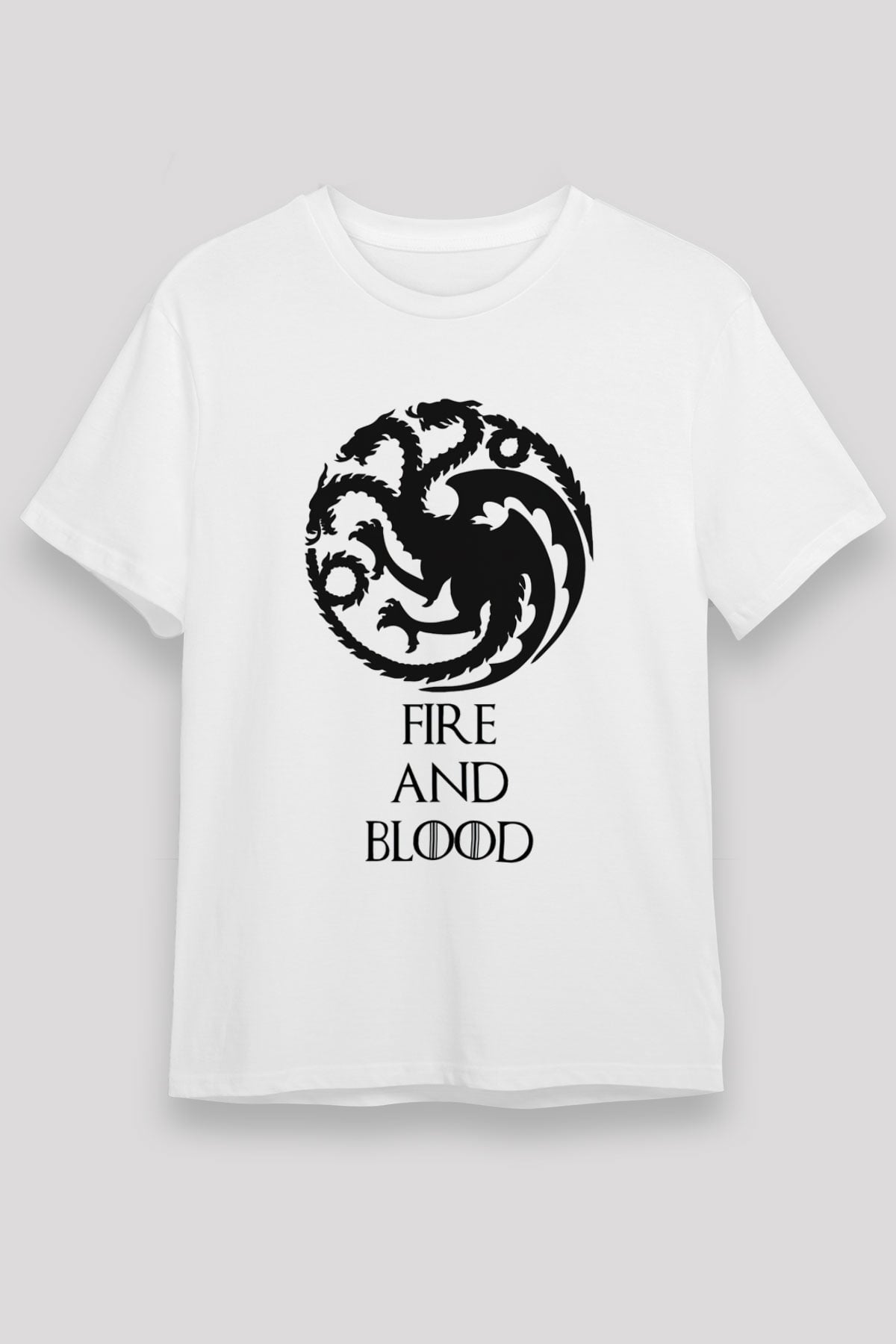 Game of Thrones Beyaz Unisex Tişört T-Shirt