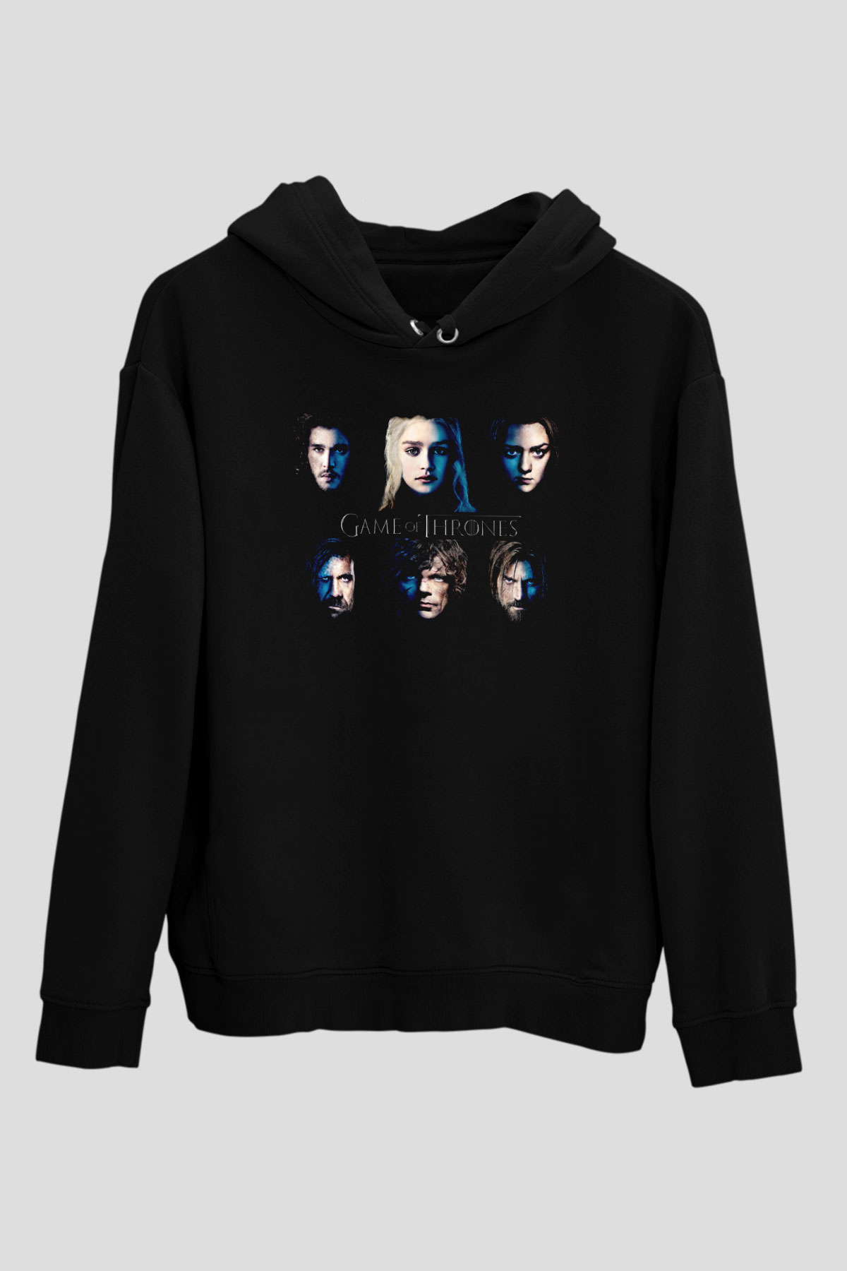 Game of Thrones Siyah Unisex Hoodie