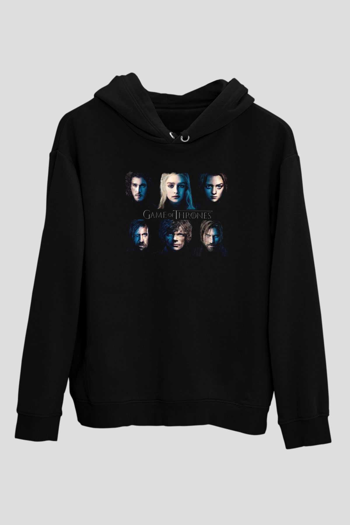 Game of Thrones Siyah Unisex Hoodie