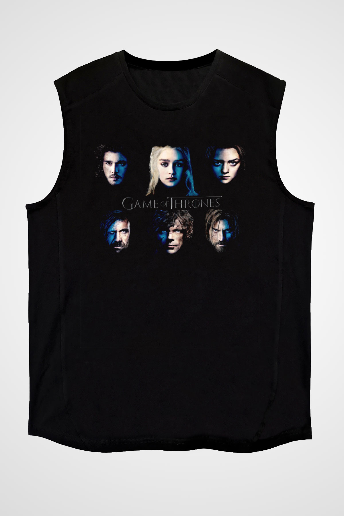 Game of Thrones Siyah Unisex Kolsuz Tişört