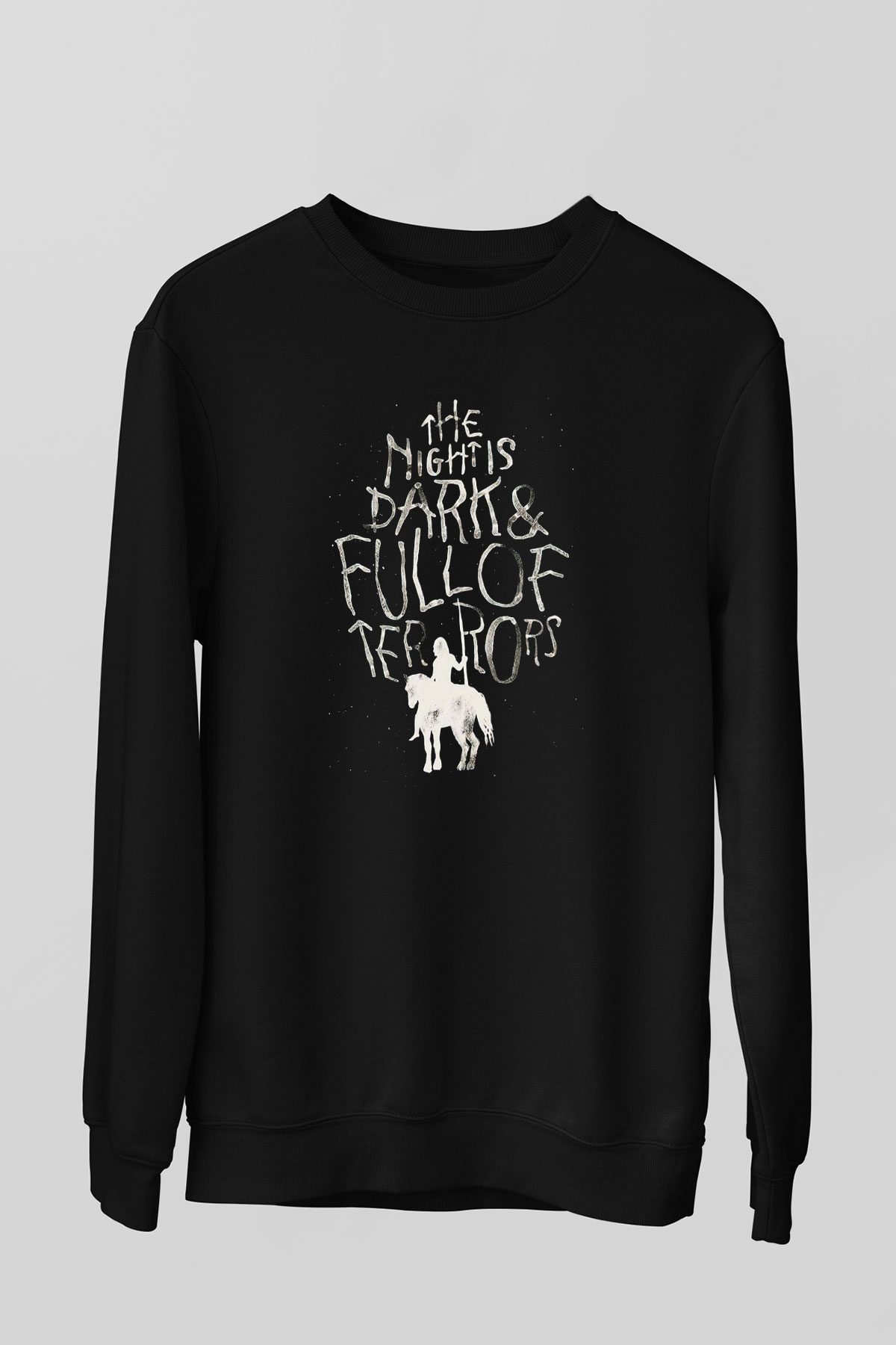 Game of Thrones Siyah Unisex Sweatshirt