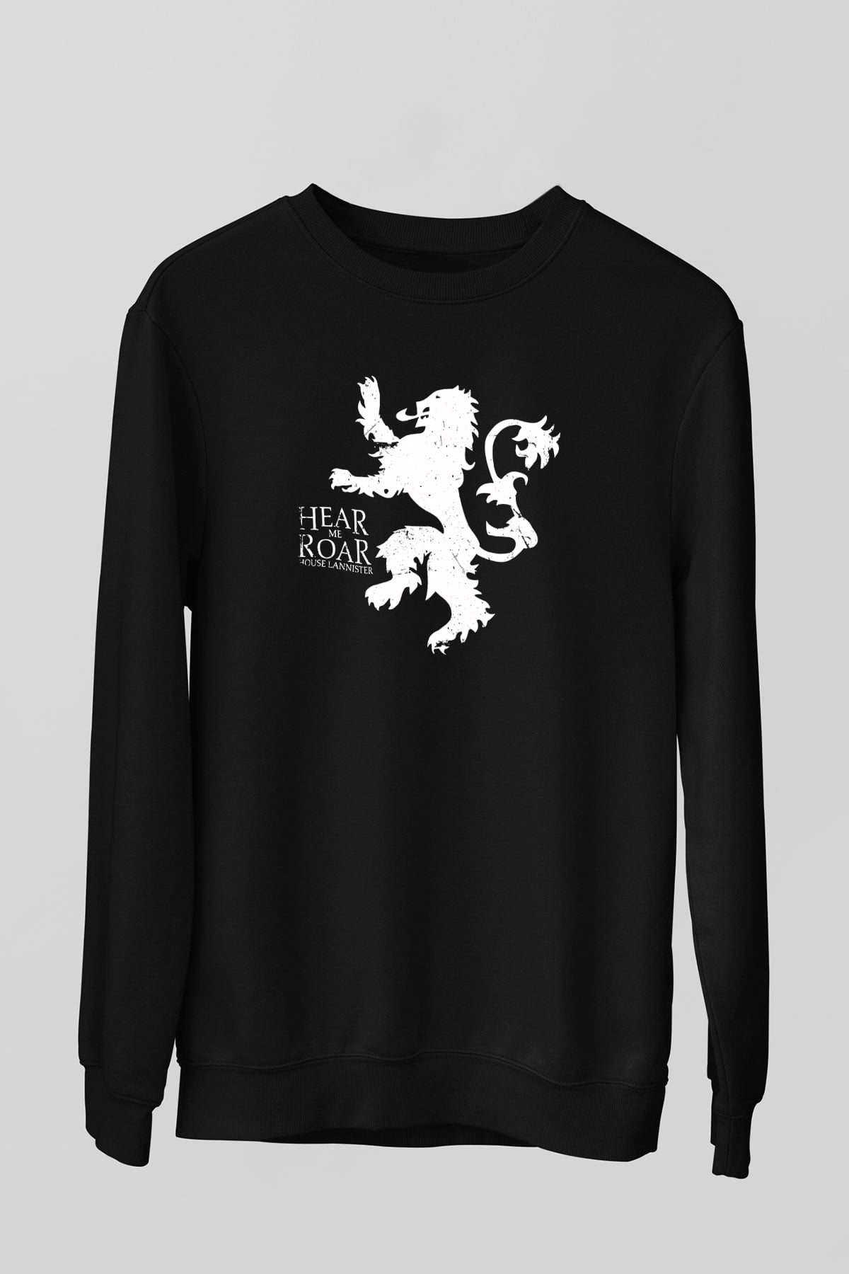 Game of Thrones Siyah Unisex Sweatshirt