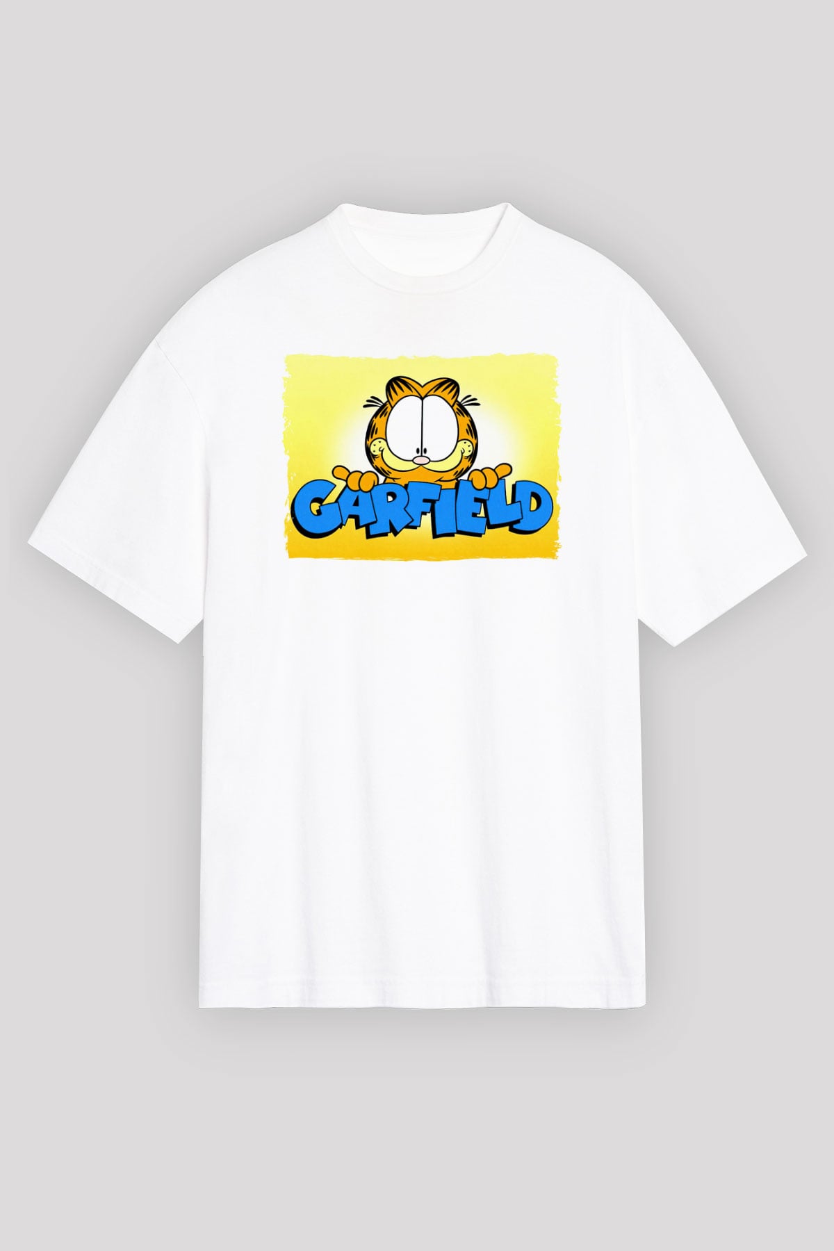 Garfield Beyaz Unisex Tişört