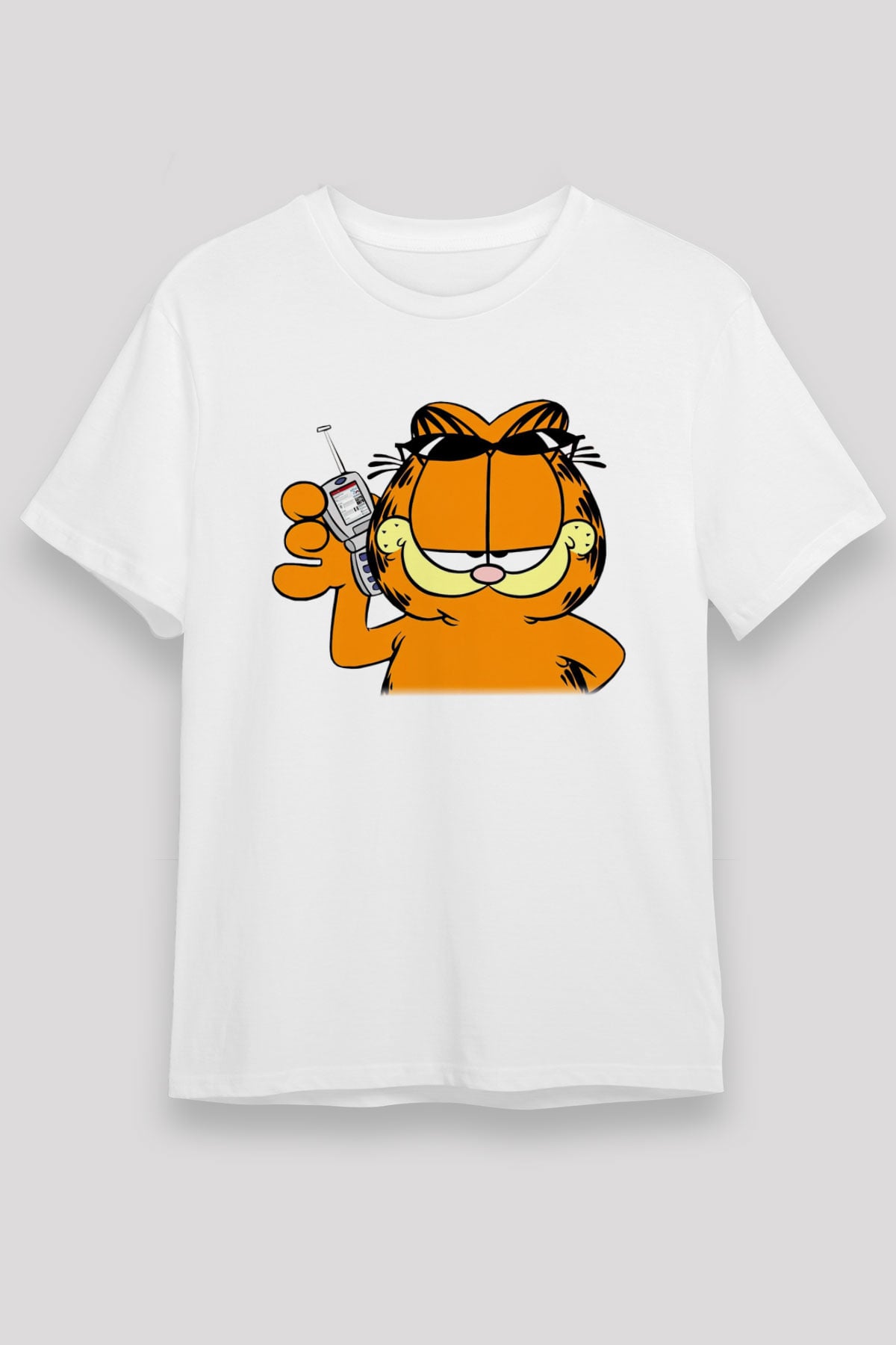 Garfield Beyaz Unisex Tişört