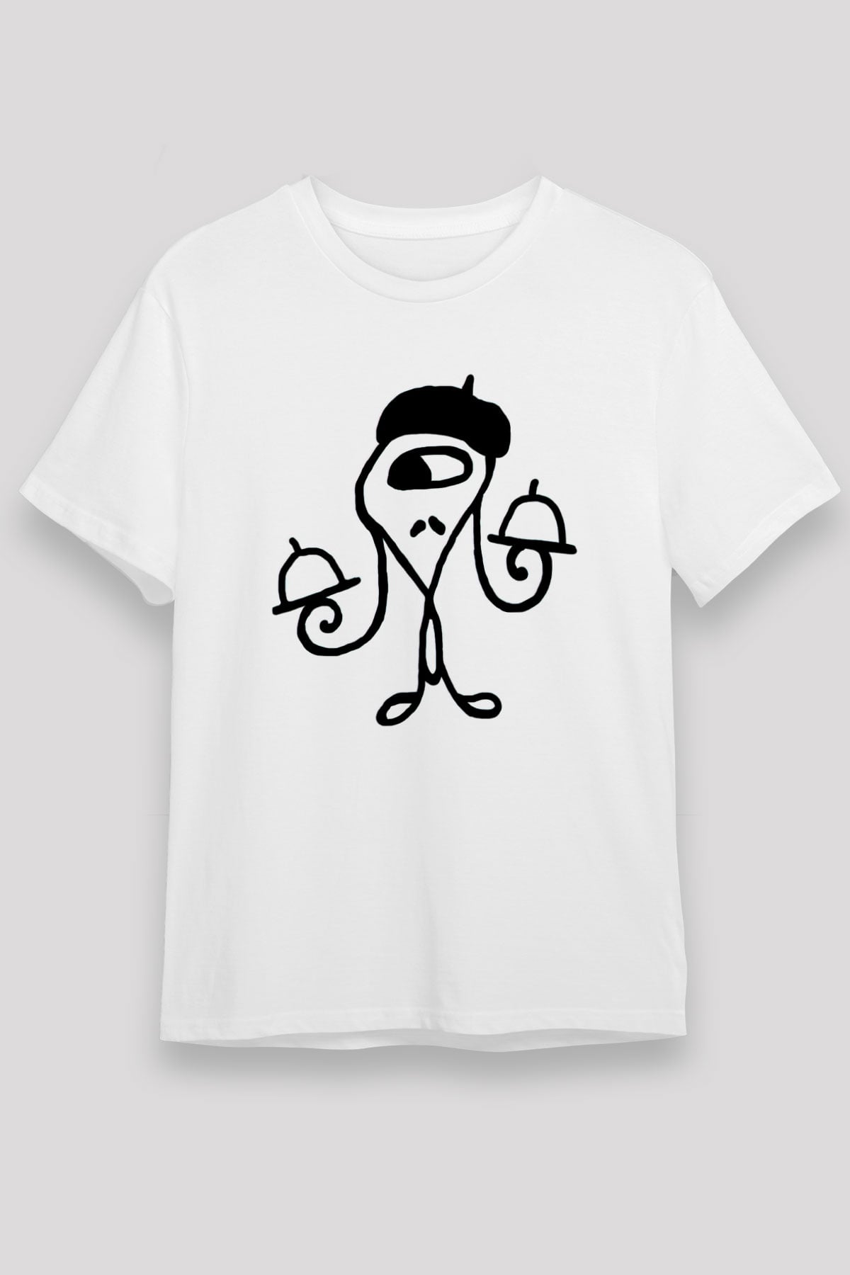 Garson Beyaz Unisex Tişört T-Shirt - TişörtFabrikası