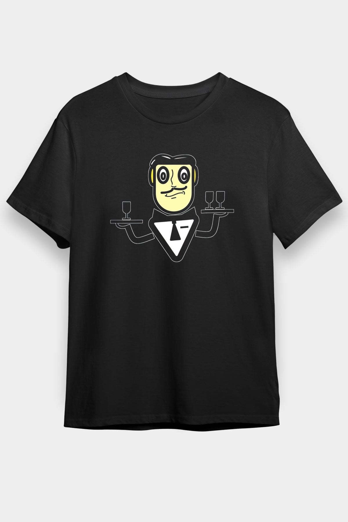 Garson Siyah Unisex Tişört T-Shirt - TişörtFabrikası
