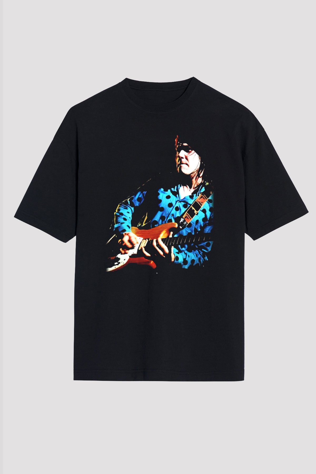 Gary Moore Siyah Unisex Oversize Tişört T-Shirt
