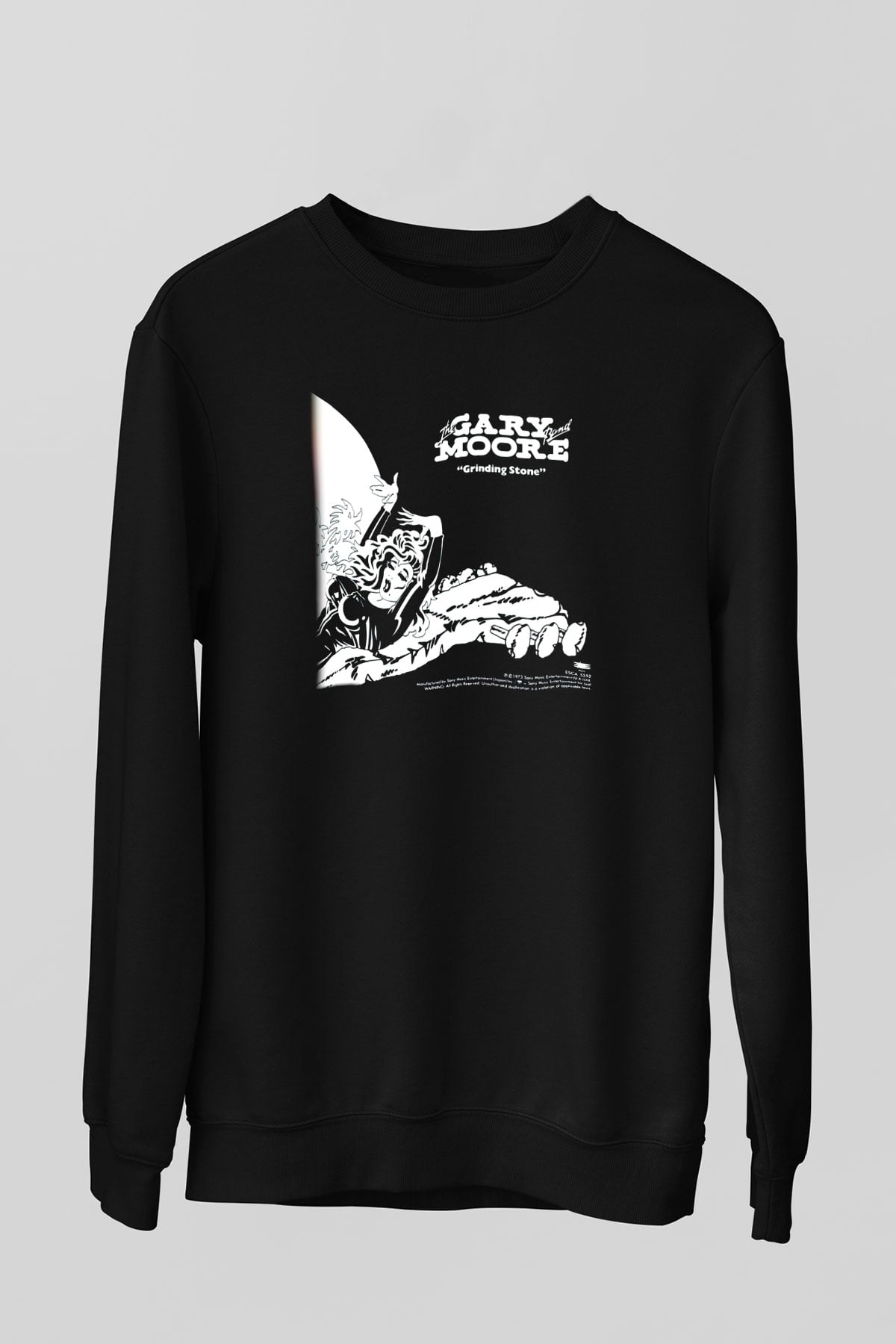 Gary Moore Siyah Unisex Sweatshirt