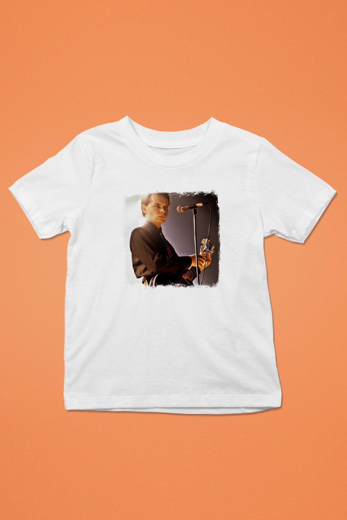 Gary Numan Baskılı Unisex Beyaz Çocuk Tişört