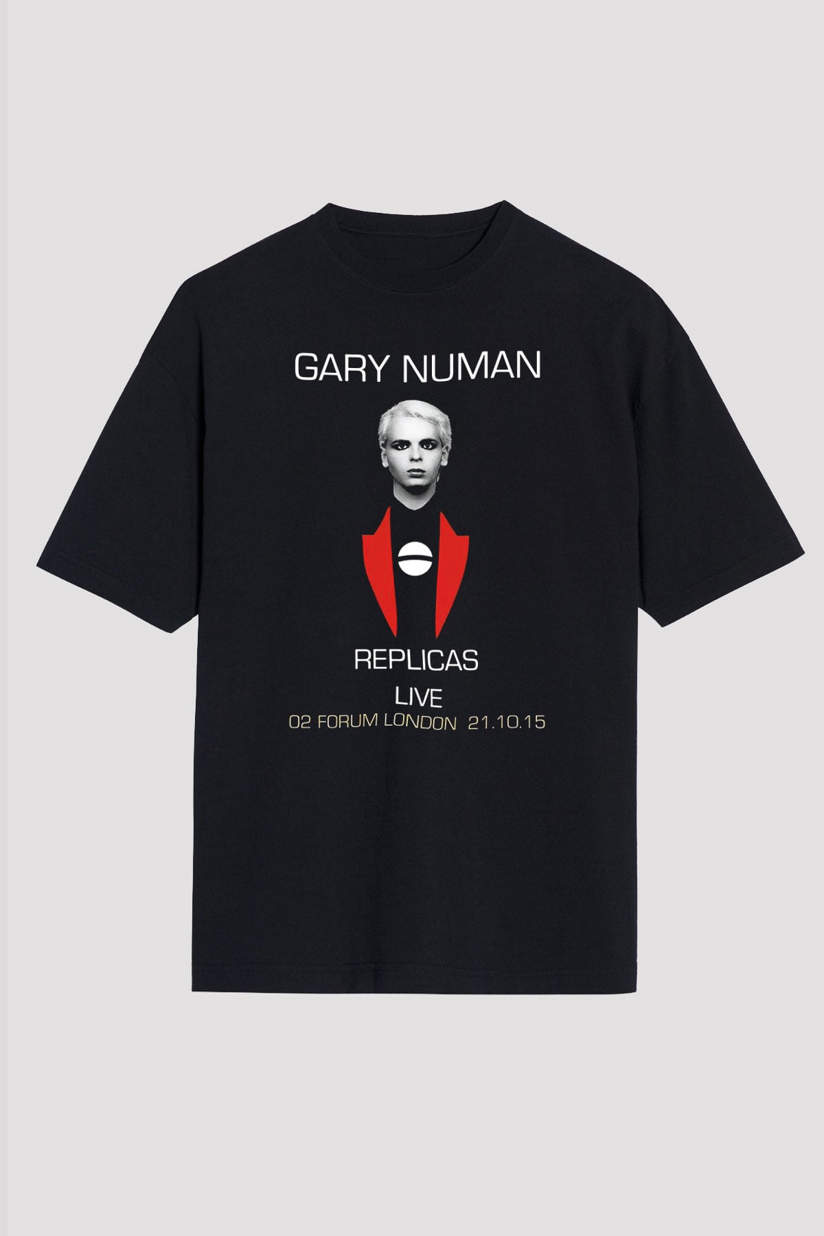 Gary Numan Siyah Unisex Oversize Tişört T-Shirt