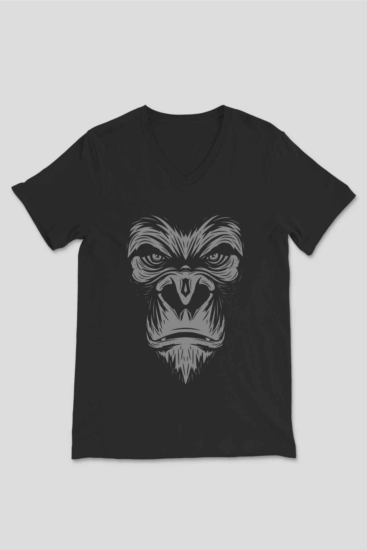 Gas Monkey Garage Siyah Unisex V Yaka Tişört T-Shirt
