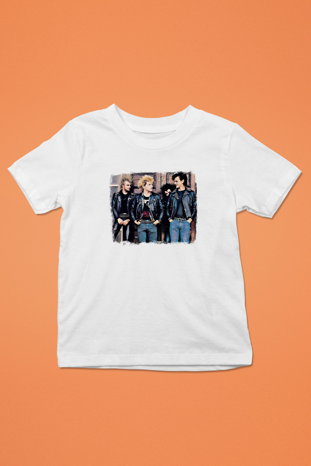 GBH Baskılı Unisex Beyaz Çocuk Tişört