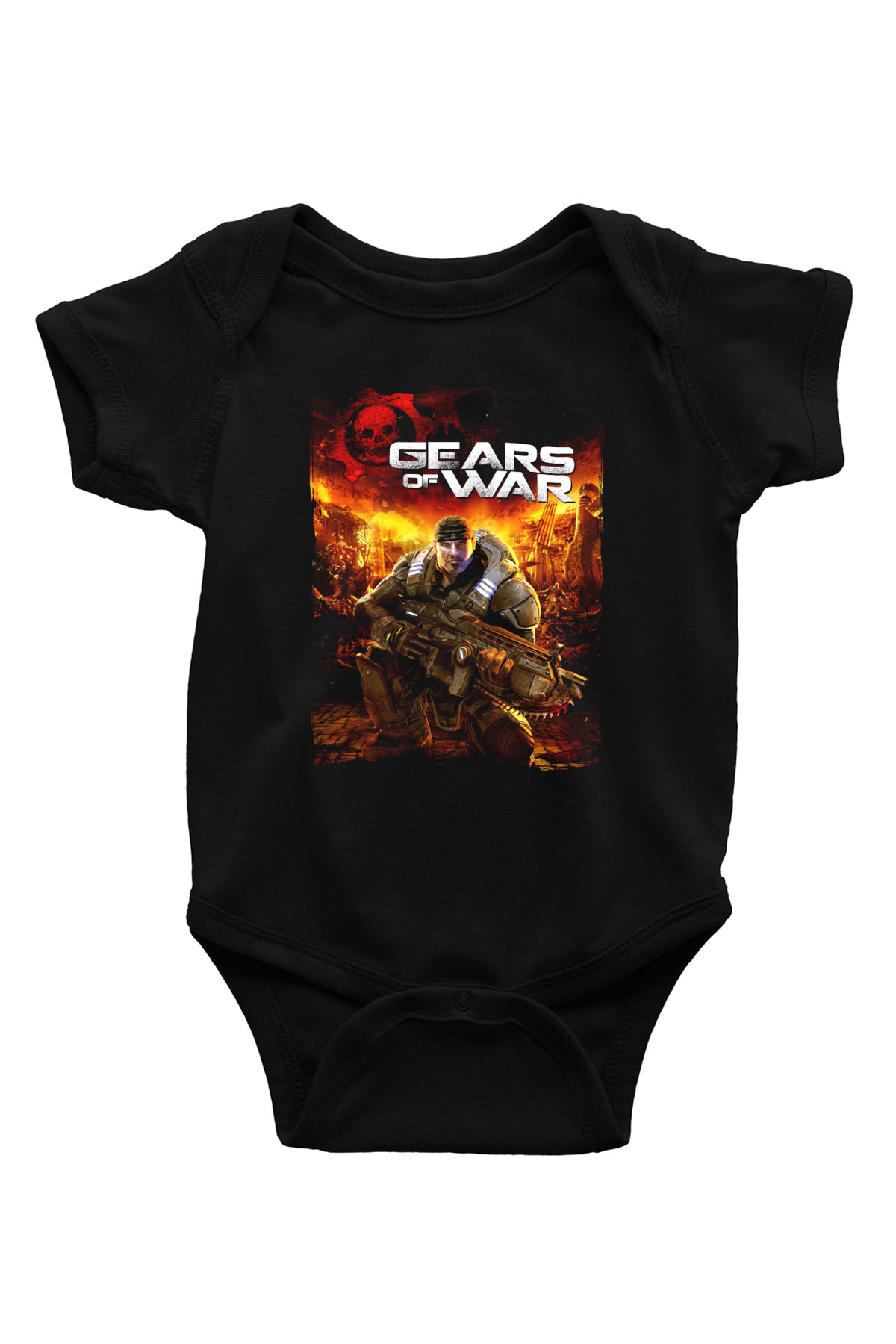 Gears of War Siyah Bebek Body - Zıbın
