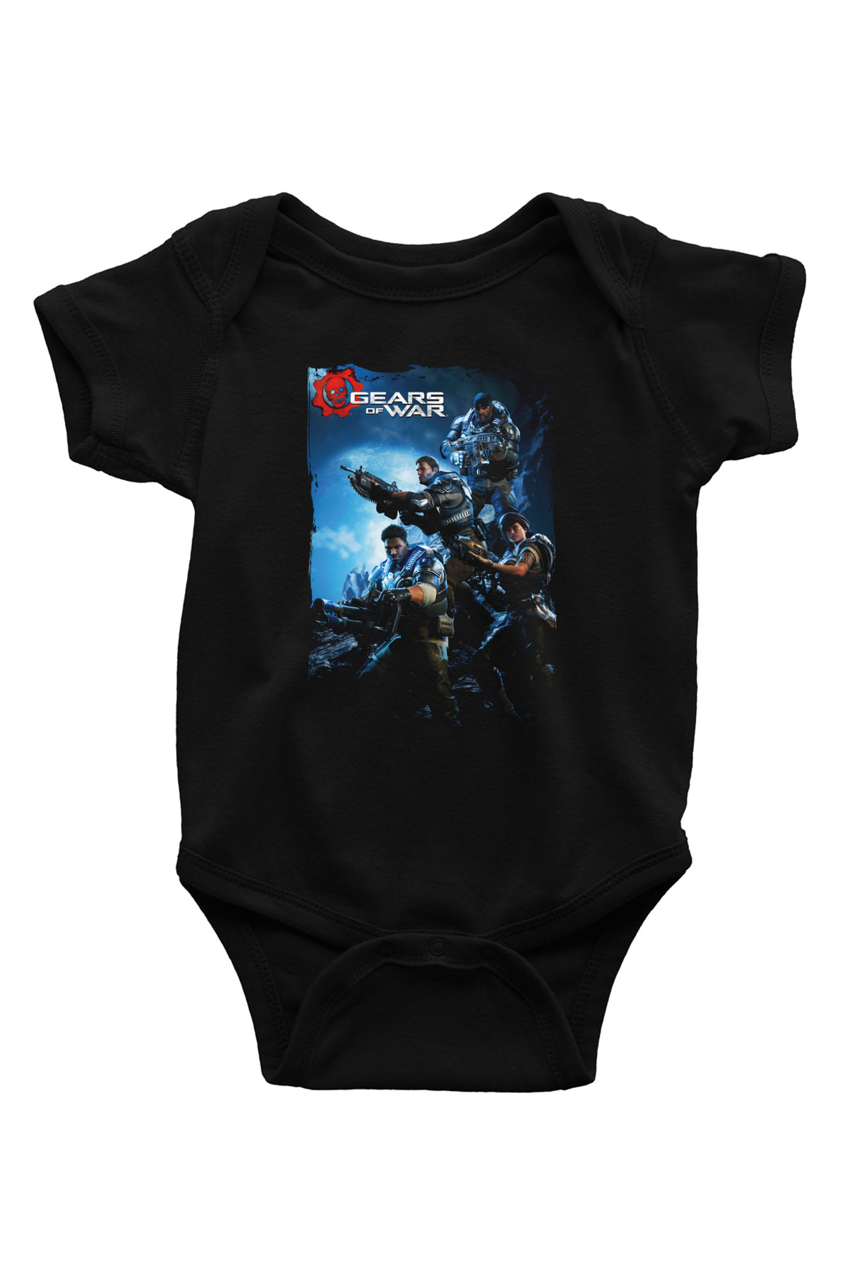 Gears of War Siyah Bebek Body - Zıbın