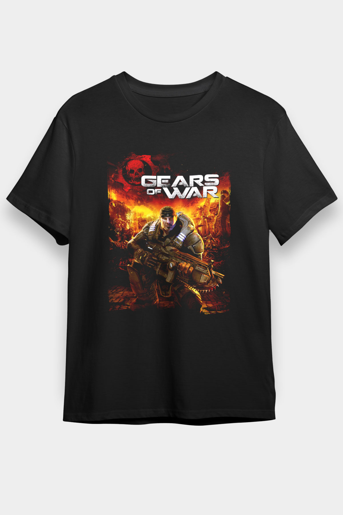 Gears of War Siyah Unisex Tişört T-Shirt