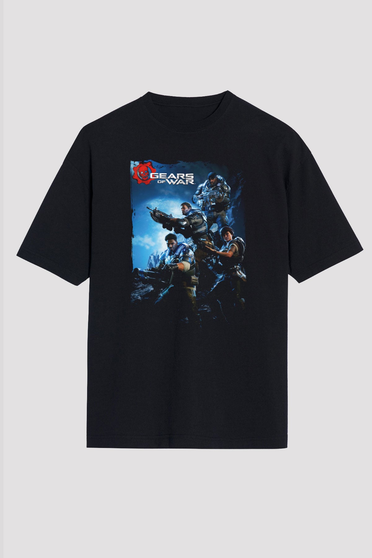 Gears of War Siyah Unisex Tişört T-Shirt