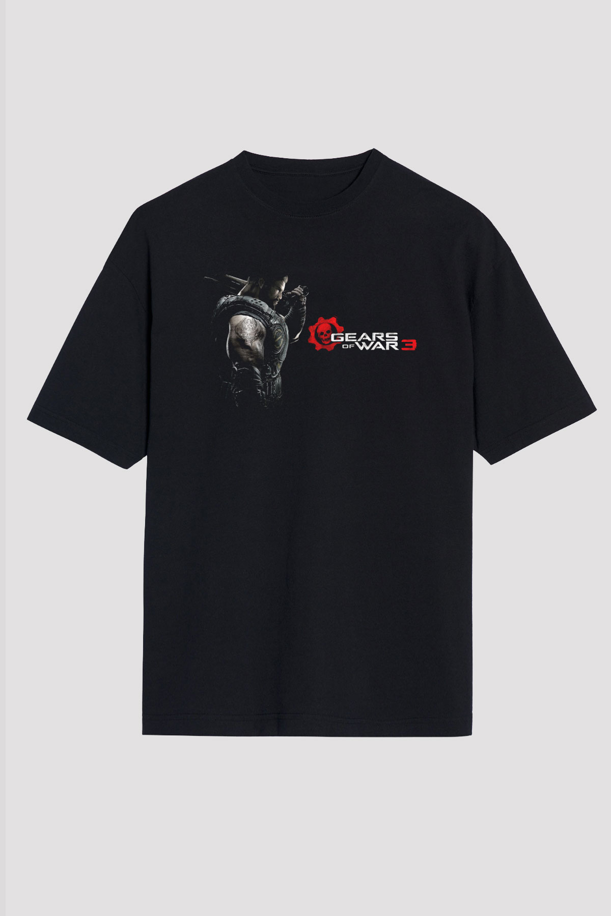 Gears of War Siyah Unisex Tişört T-Shirt
