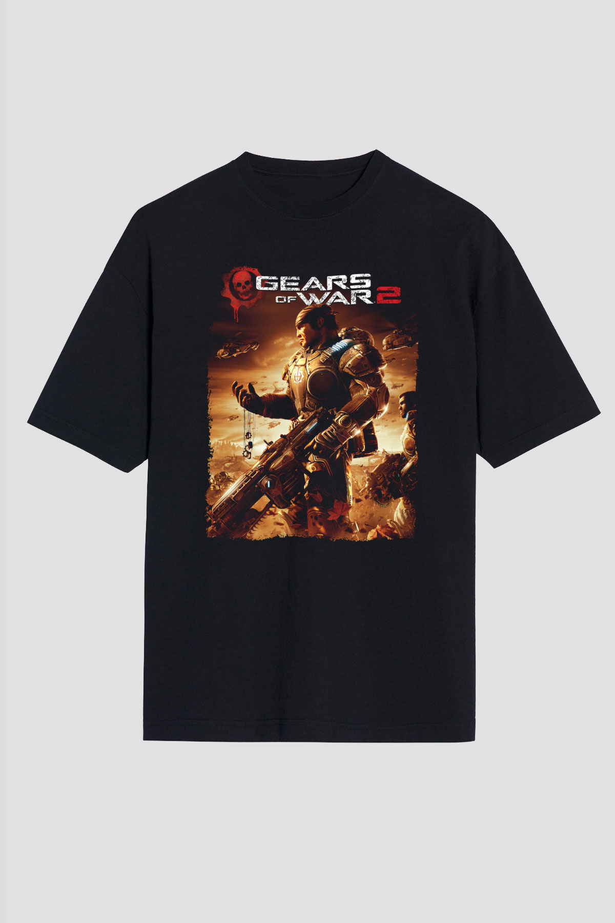 Gears of War Siyah Unisex Tişört T-Shirt