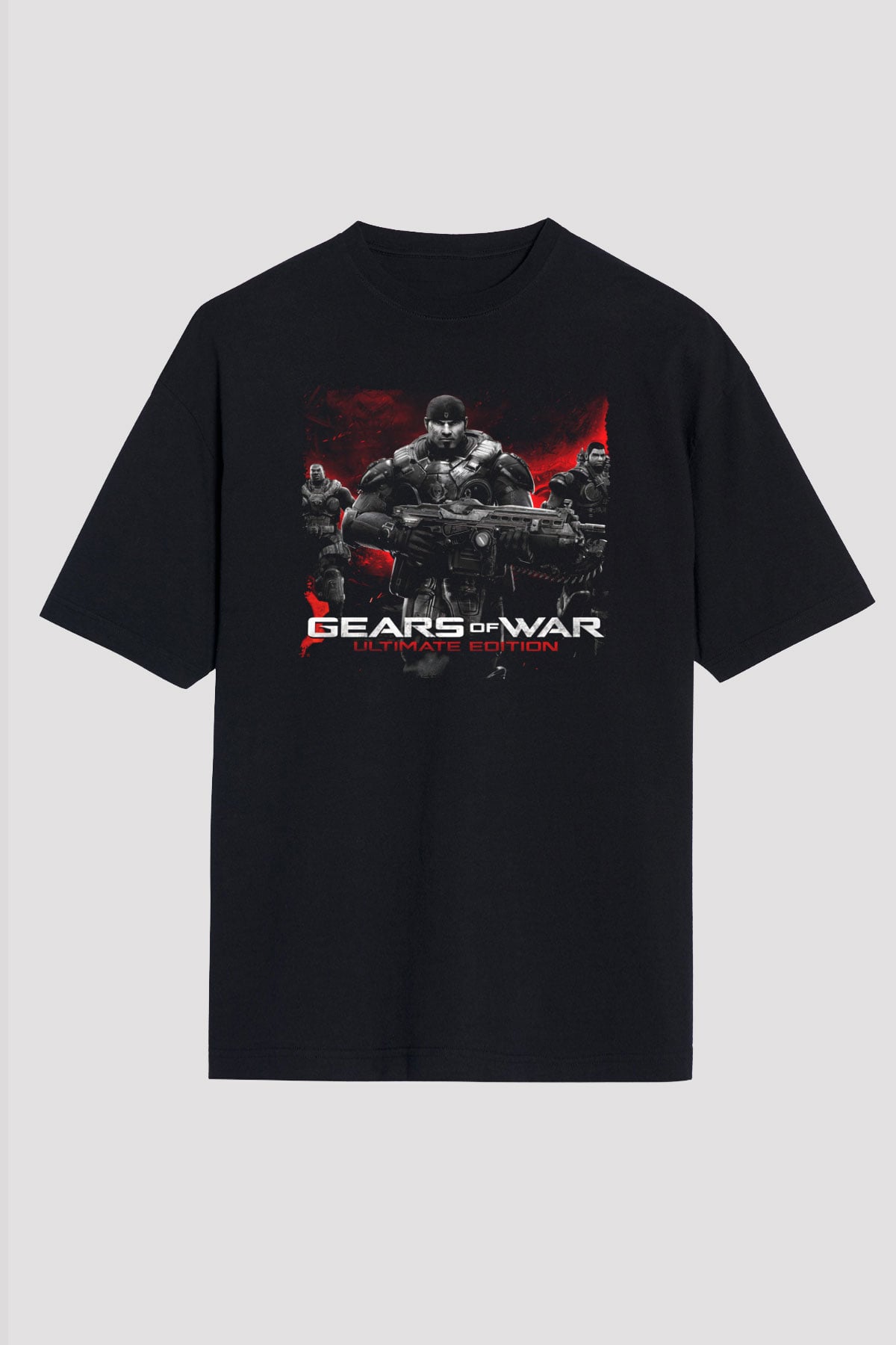 Gears of War Siyah Unisex Tişört T-Shirt