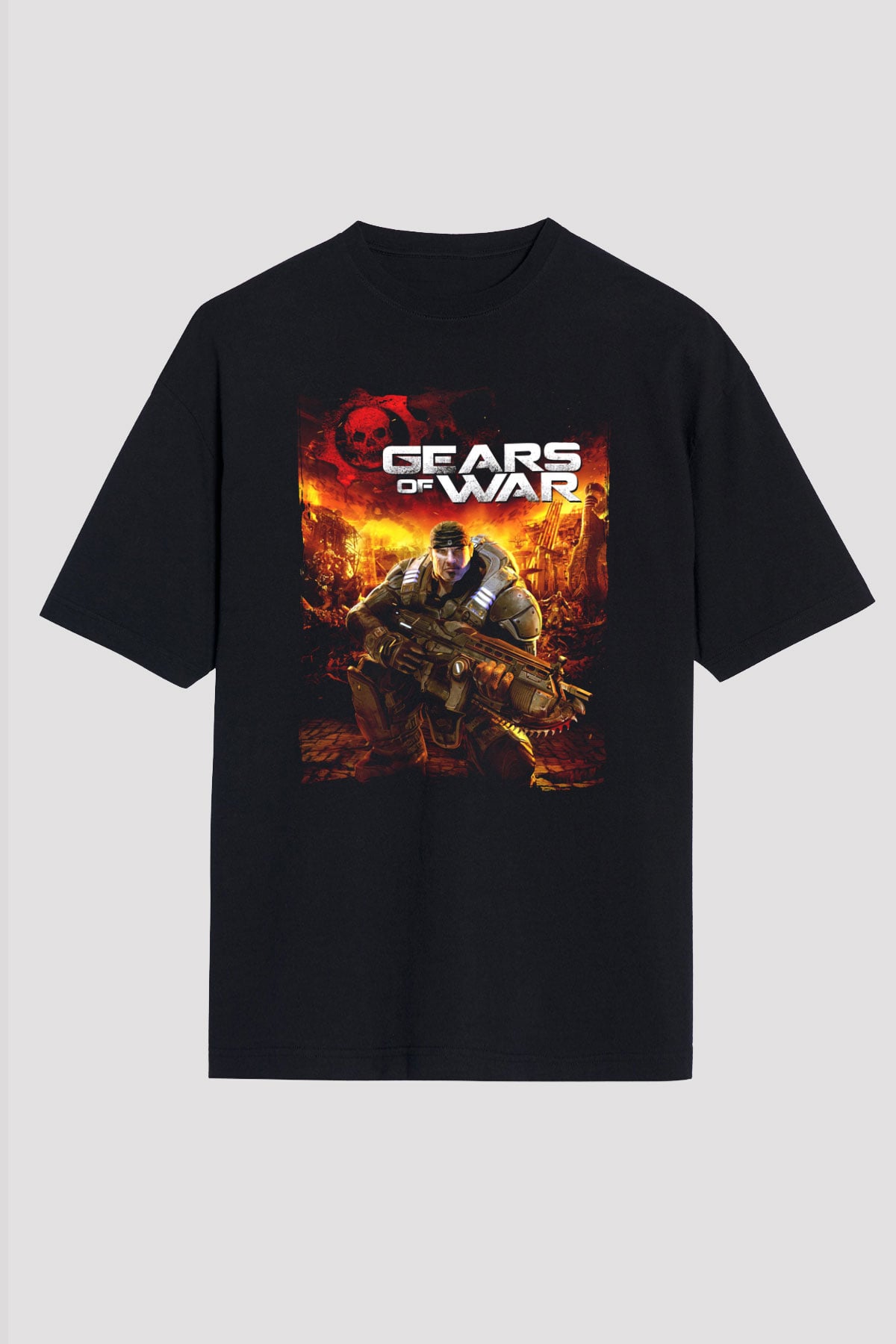 Gears of War Siyah Unisex Tişört T-Shirt