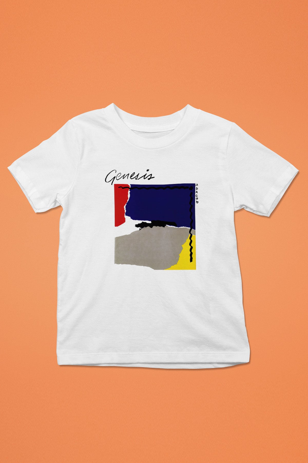 Genesis Baskılı Beyaz Unisex Çocuk Tişört