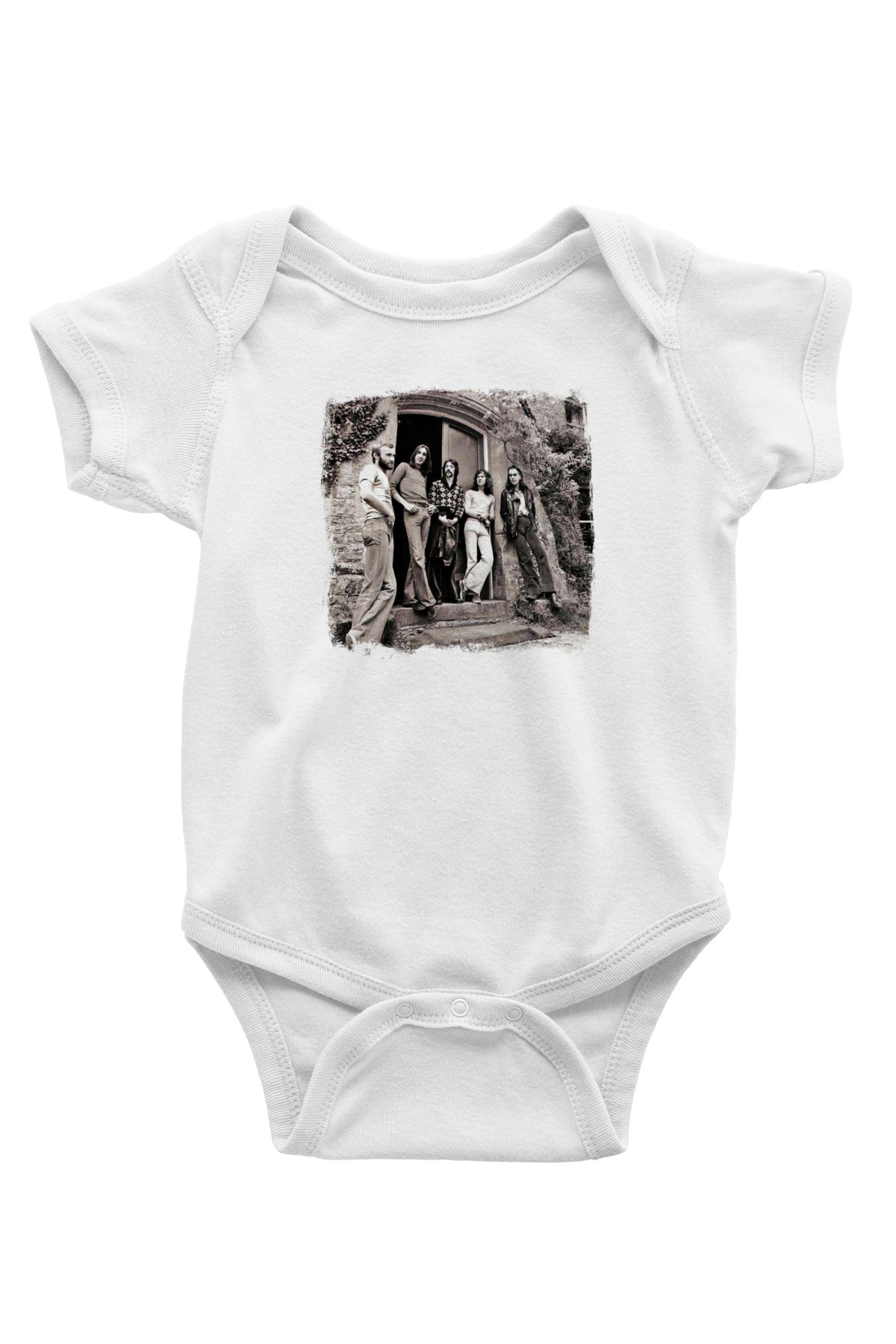 Genesis Baskılı Unisex Beyaz Bebek Body - Zıbın