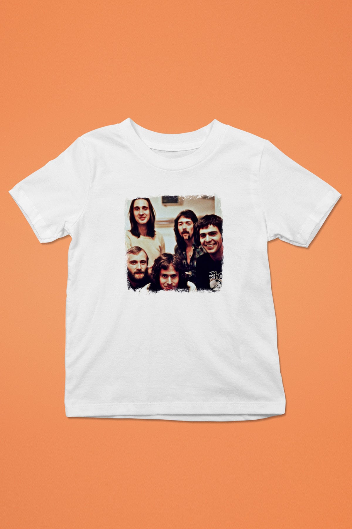 Genesis Baskılı Unisex Beyaz Çocuk Tişört