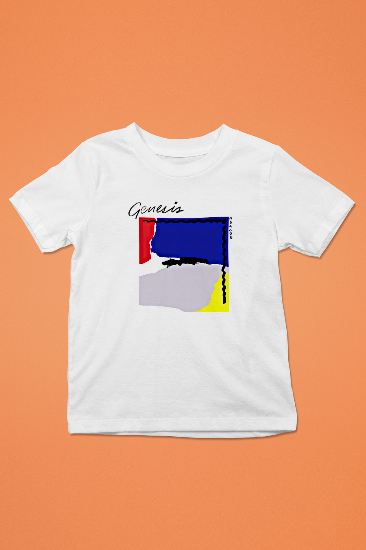 Genesis Baskılı Unisex Beyaz Çocuk Tişört