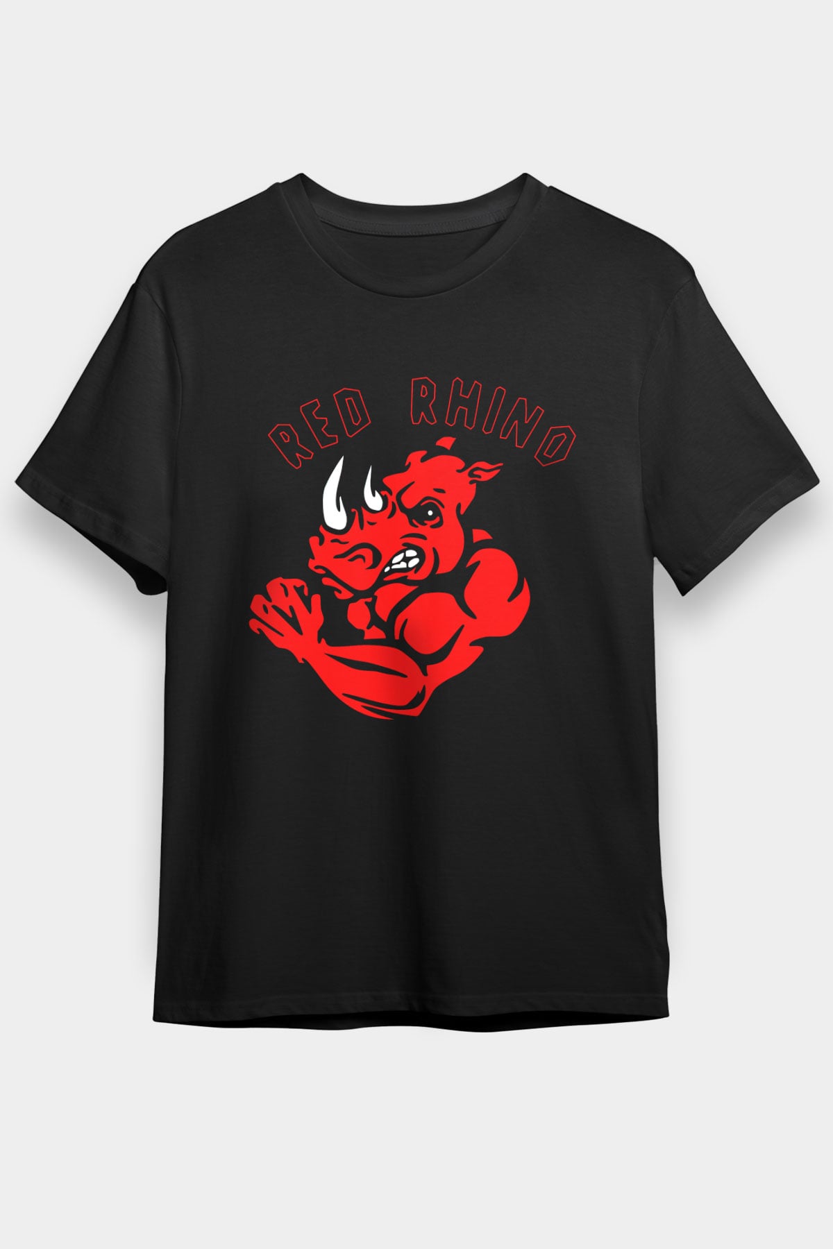 Gergedan Siyah Unisex Tişört T-Shirt - TişörtFabrikası