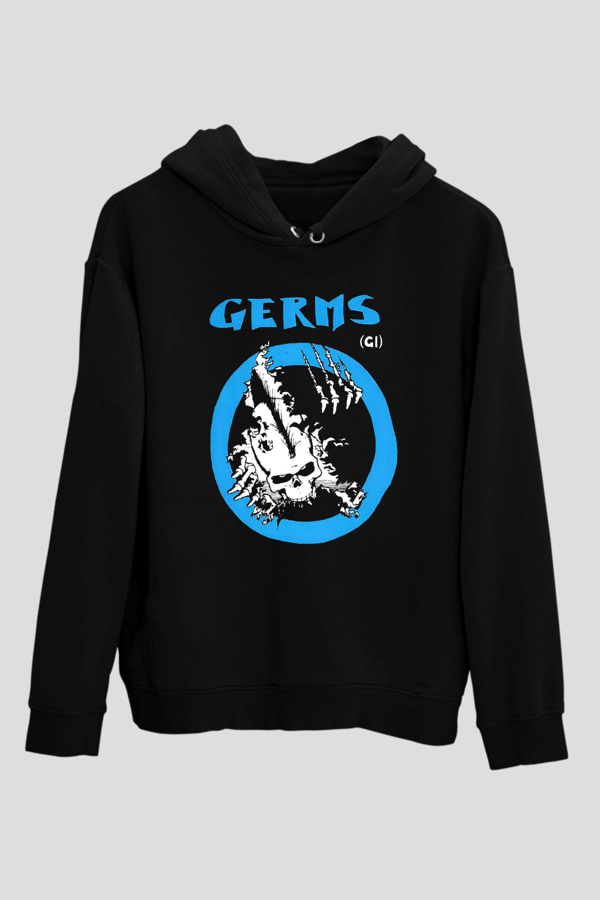 Germs Siyah Unisex Hoodie