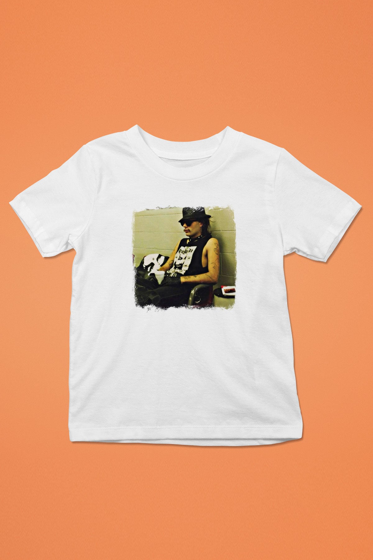 GG Allin Baskılı Unisex Beyaz Çocuk Tişört