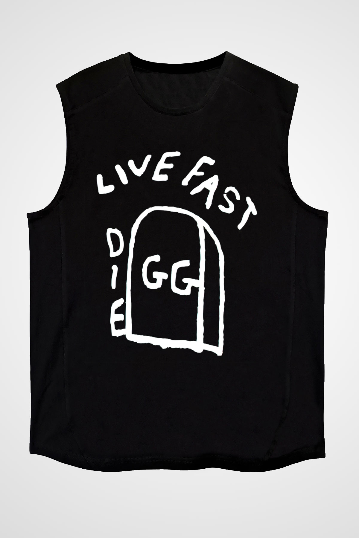 GG Allin Siyah Unisex Kolsuz Tişört