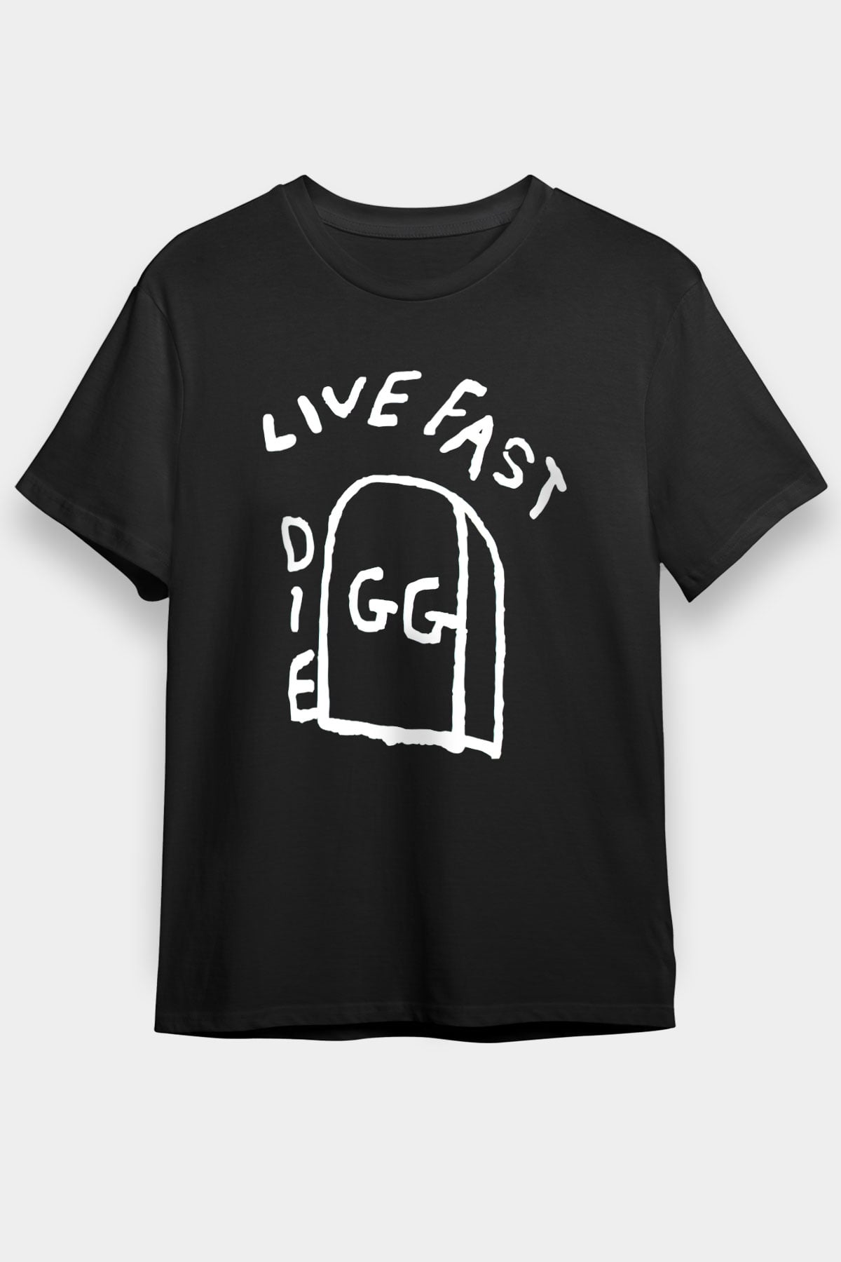 GG Allin Siyah Unisex Tişört T-Shirt - TişörtFabrikası