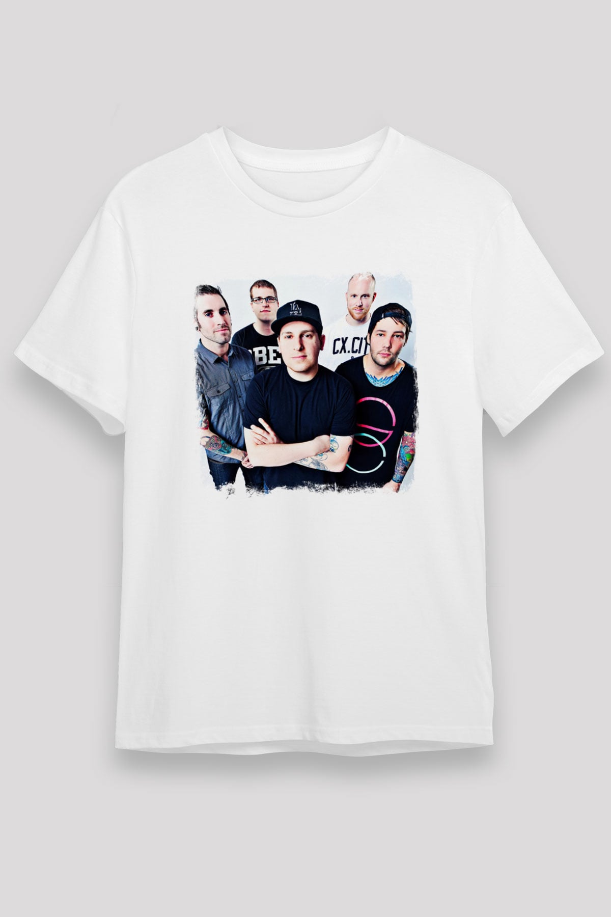 Ghost Inside Baskılı Unisex Beyaz Tişört
