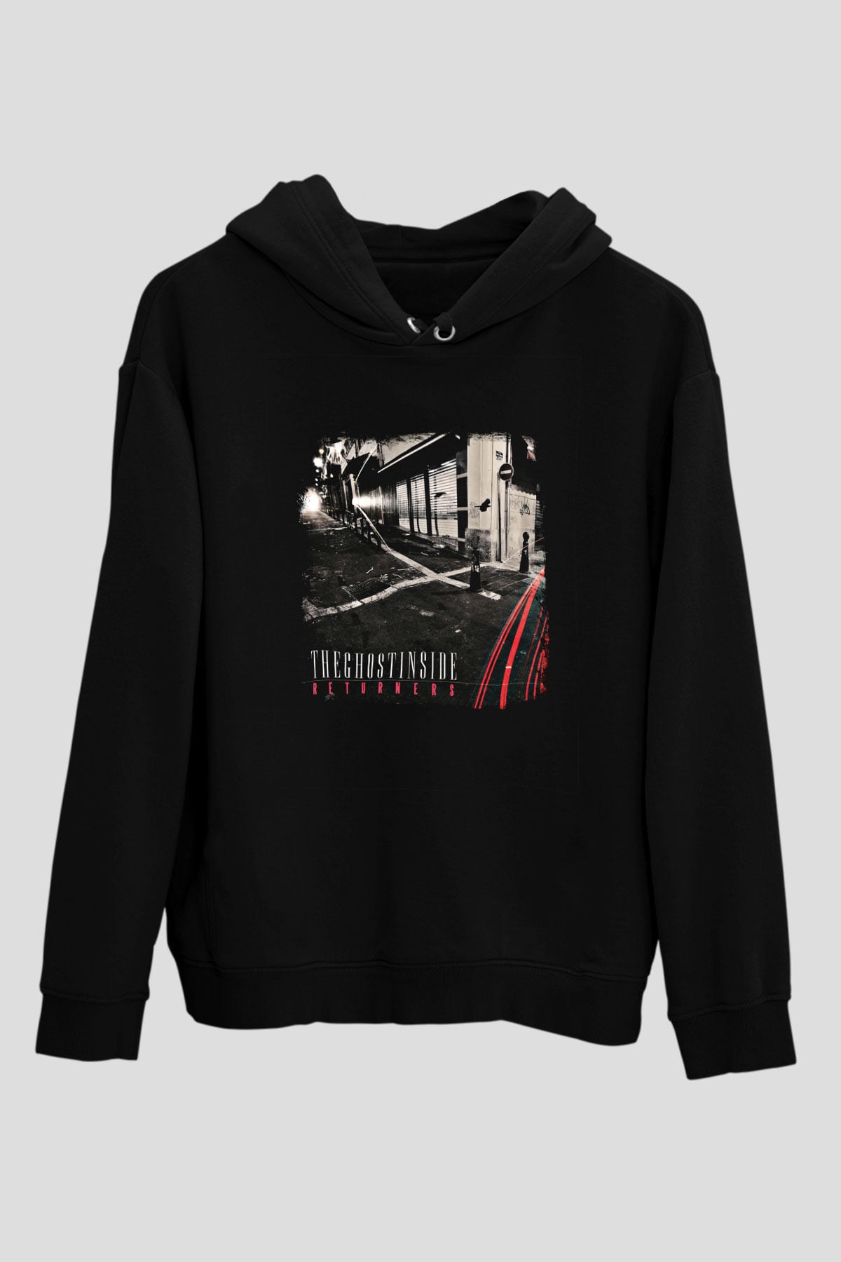 Ghost Inside Baskılı Unisex Siyah Hoodie